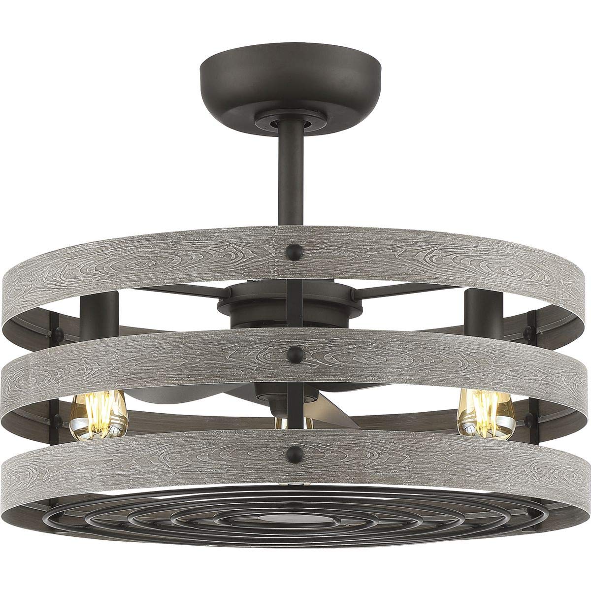 Progress Lighting P250012-143-22 Gulliver Ceiling Fans, 18-1/8'' X 23-1/2'', Black