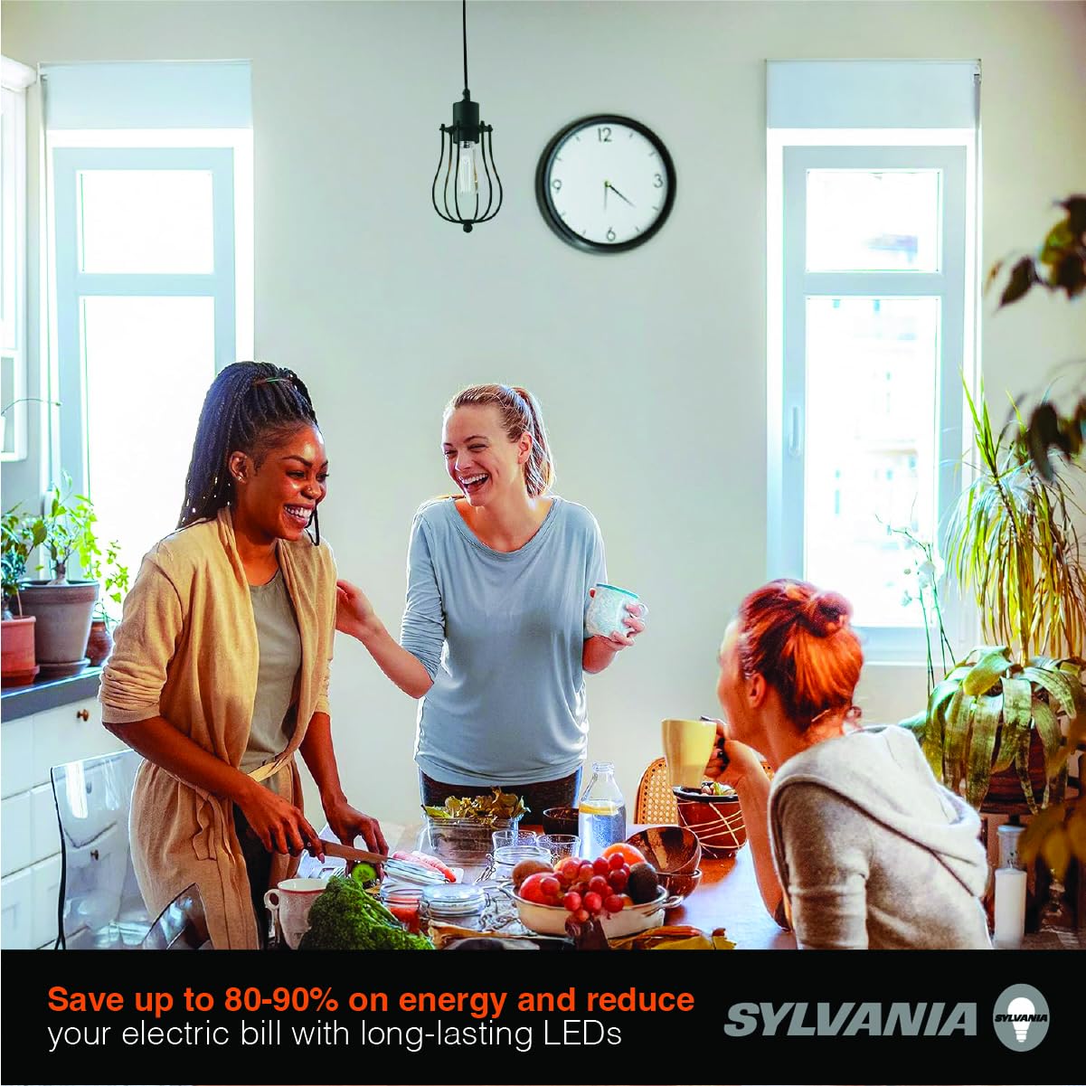 LEDVANCE Sylvania A19 LED Filament Bulb, Dimmable, 11.5W, Soft White 2700K, 2 Pack, Model 42172