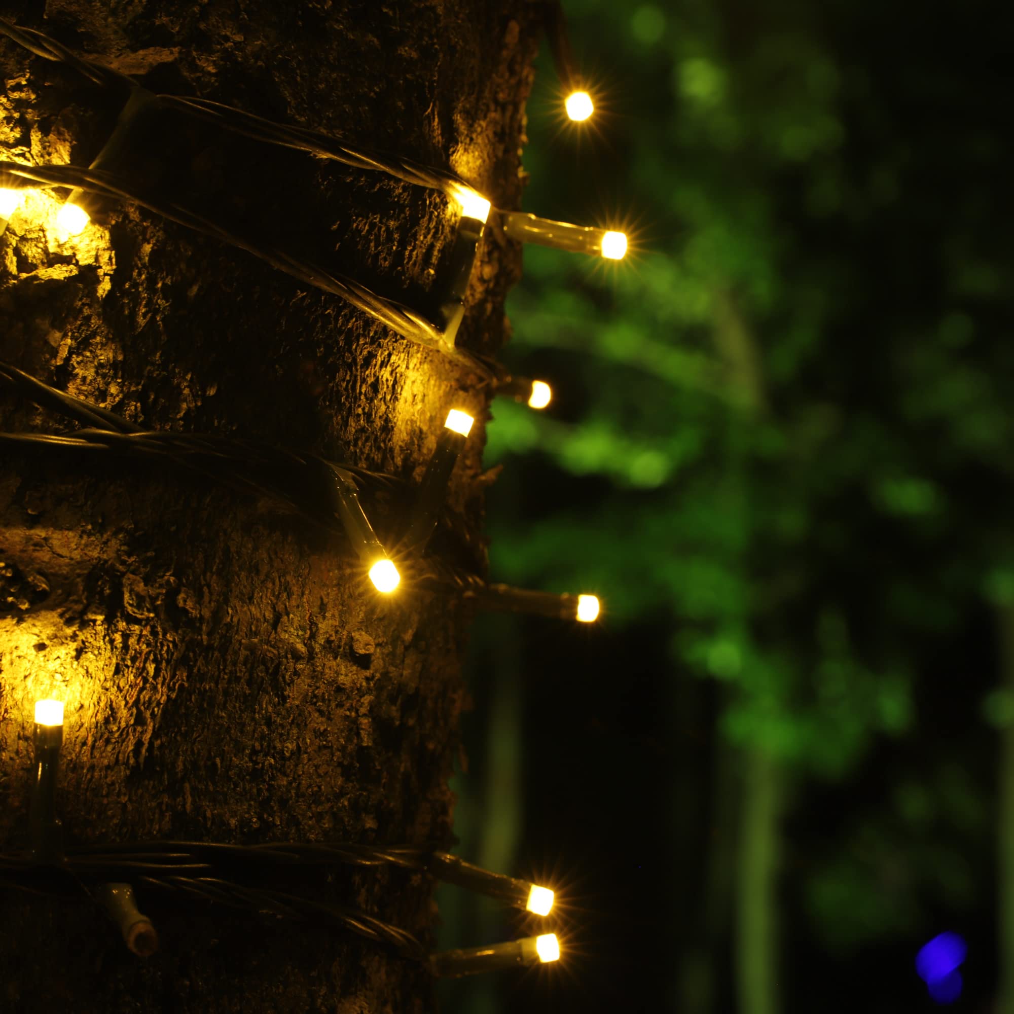 Pms 100 Led Christmas Fairy String Lights Battery Operated 8 Lighting Modes Waterproof With Timer For Indoor/Outdoor, Home, Halloween, Garden, Bedroom Decor (Warm White)