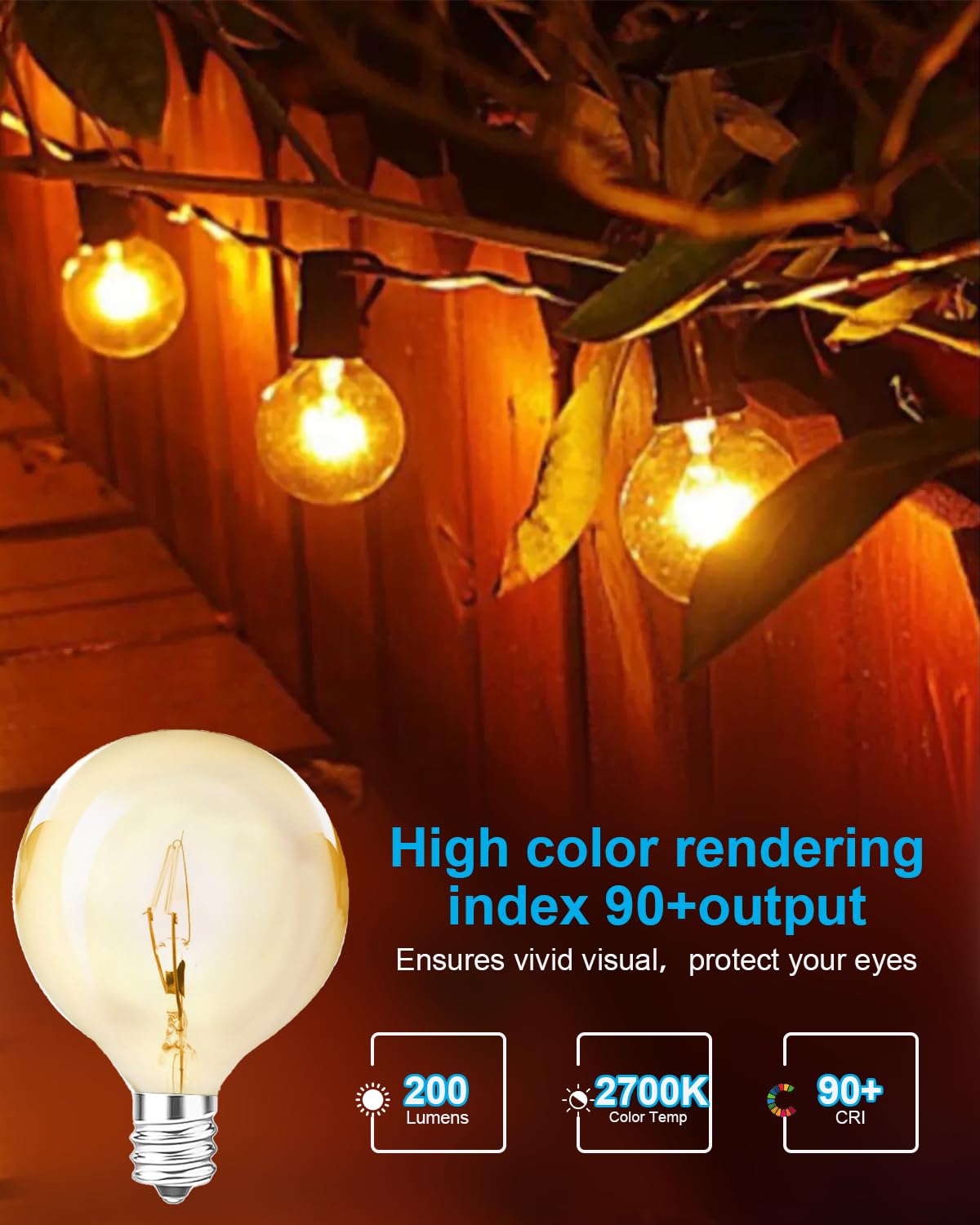 Serbion 20 Watt Light Bulbs For Wax And Candle Warmers, E12 Base Lamp Bulbs For Mid-Size Scentsy Warmer, Dimmable, Warm White, H