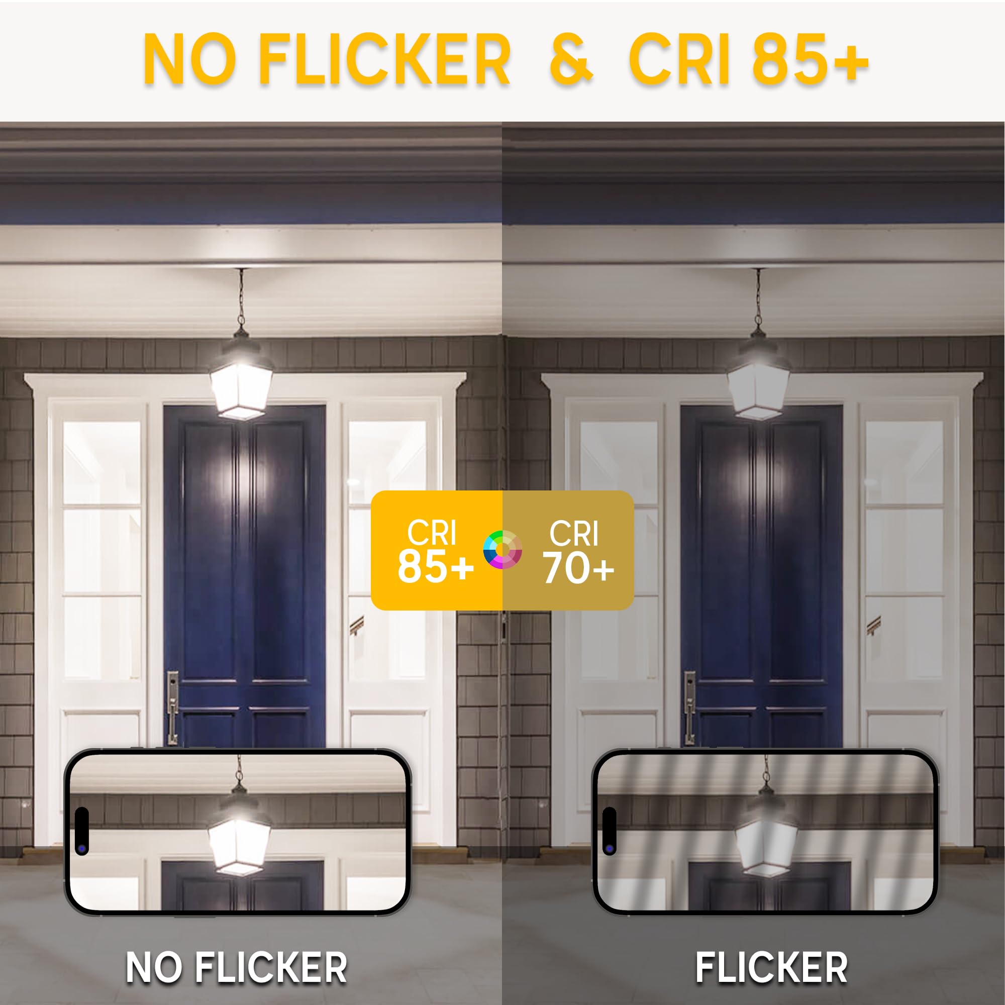 300W Equivalent Led Light Bulb, Super Bright 4060 Lumen 5000K Cool Daylight White A23 E26 Medium Base 33 Watt Led Bulb For Garag