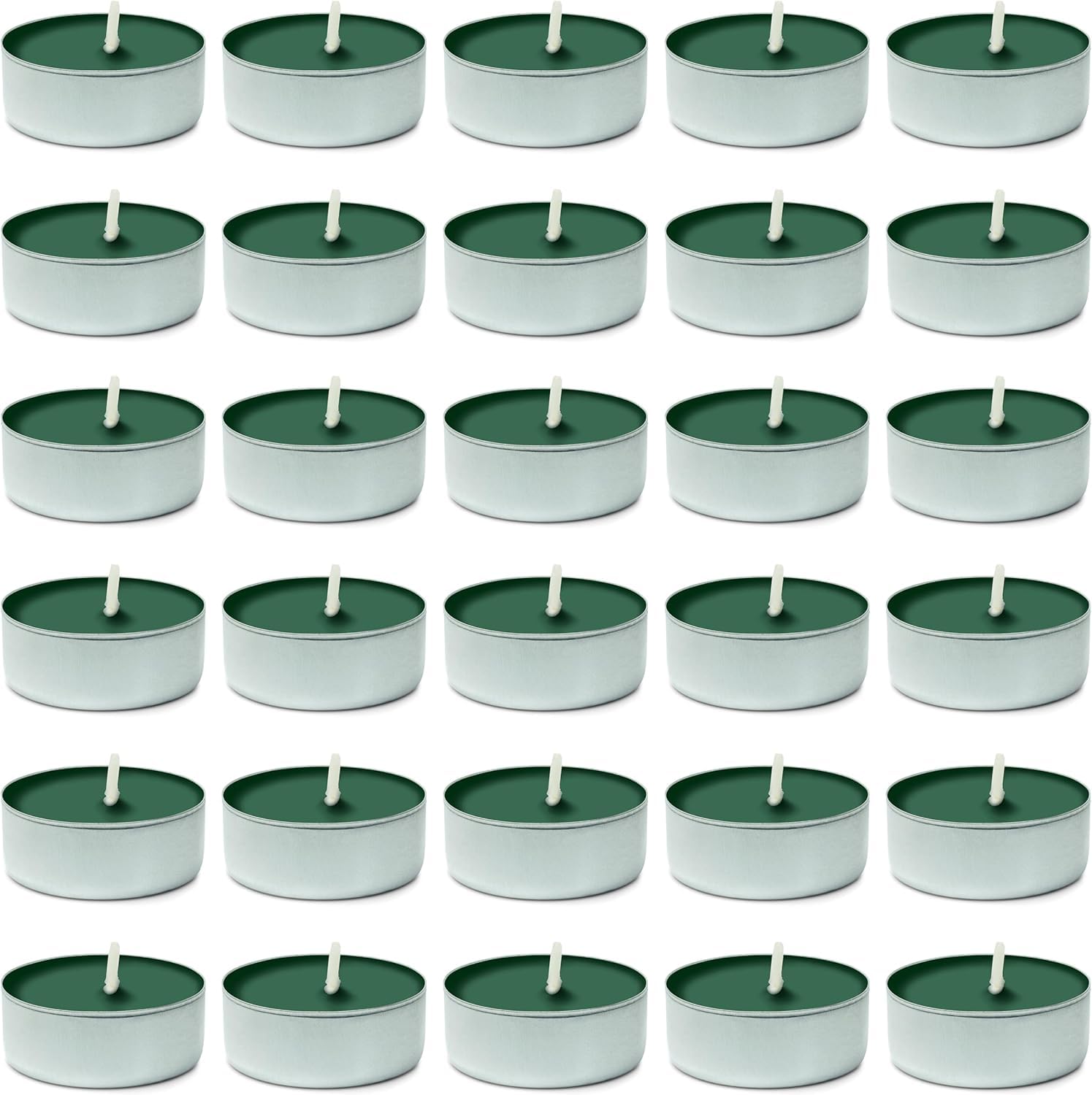 DecorRack 30 Tealight Candles, Pine Scented, Pleasant Fragrance Candle, Aromatherapy, Scented Home Decor, Votive Long Lasting Candles (Pack of 30)