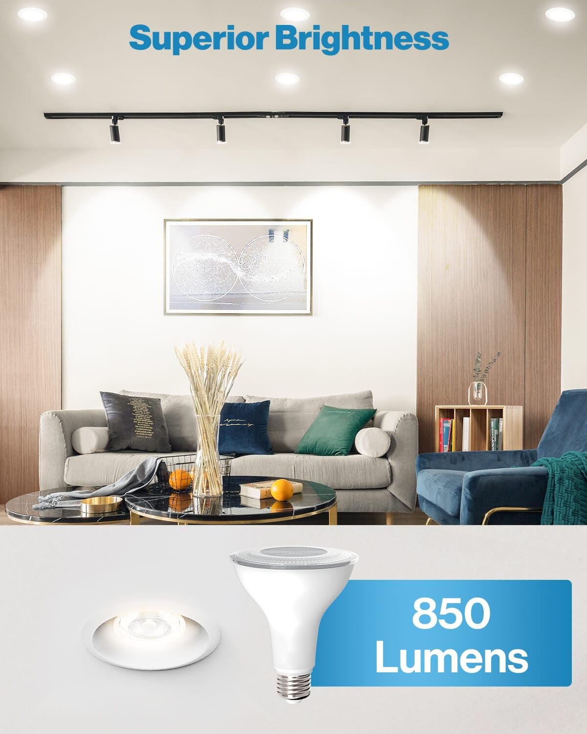 Sunco 10 Par30 Led Bulbs, Flood Light Residential Outdoor Indoor Cri90 75W Equivalent 11W, Dimmable, 4000K White, 850 Lumens, E2