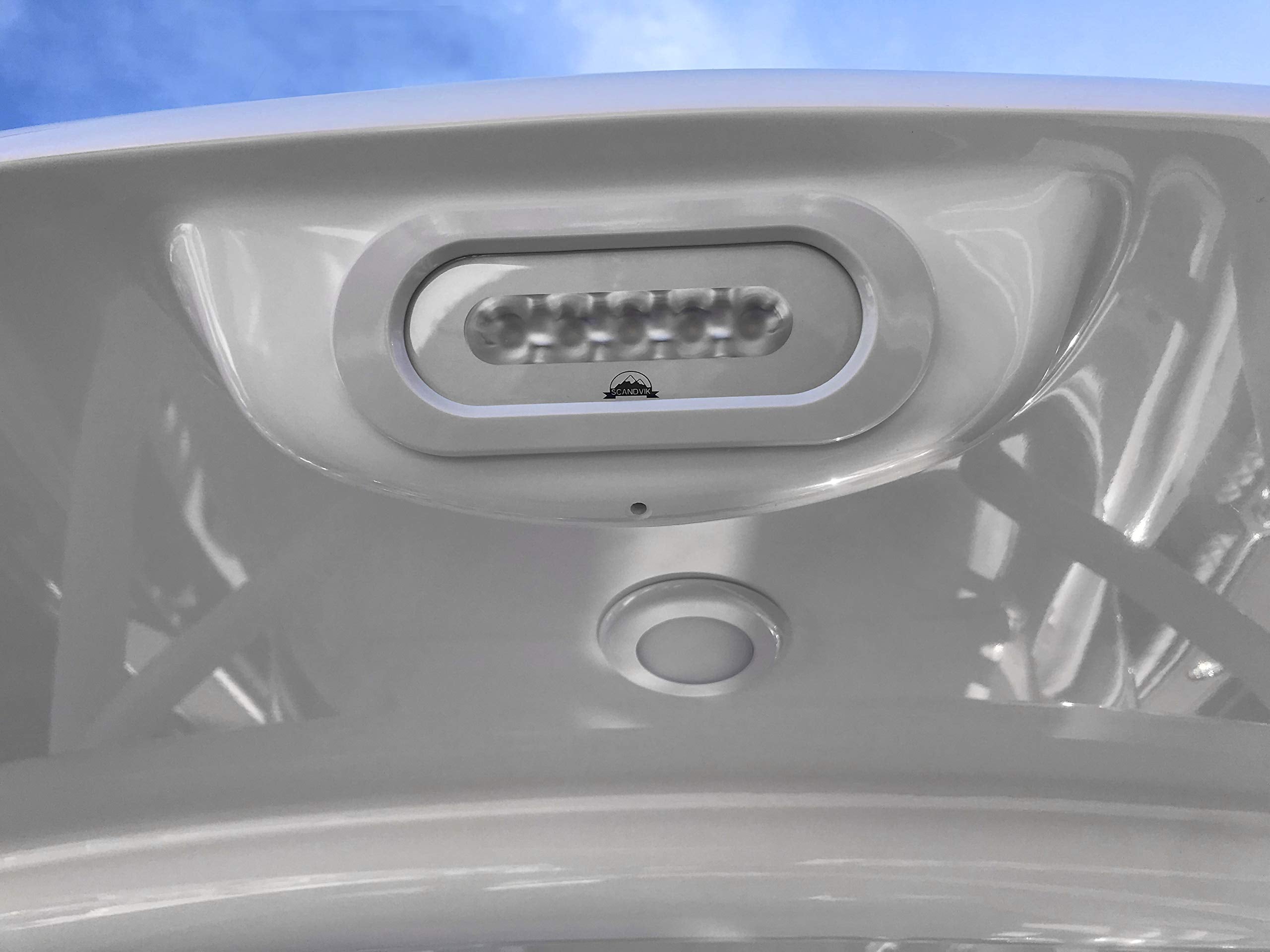 Scandvik Flush Mount Spreader Light - 10-30V - White