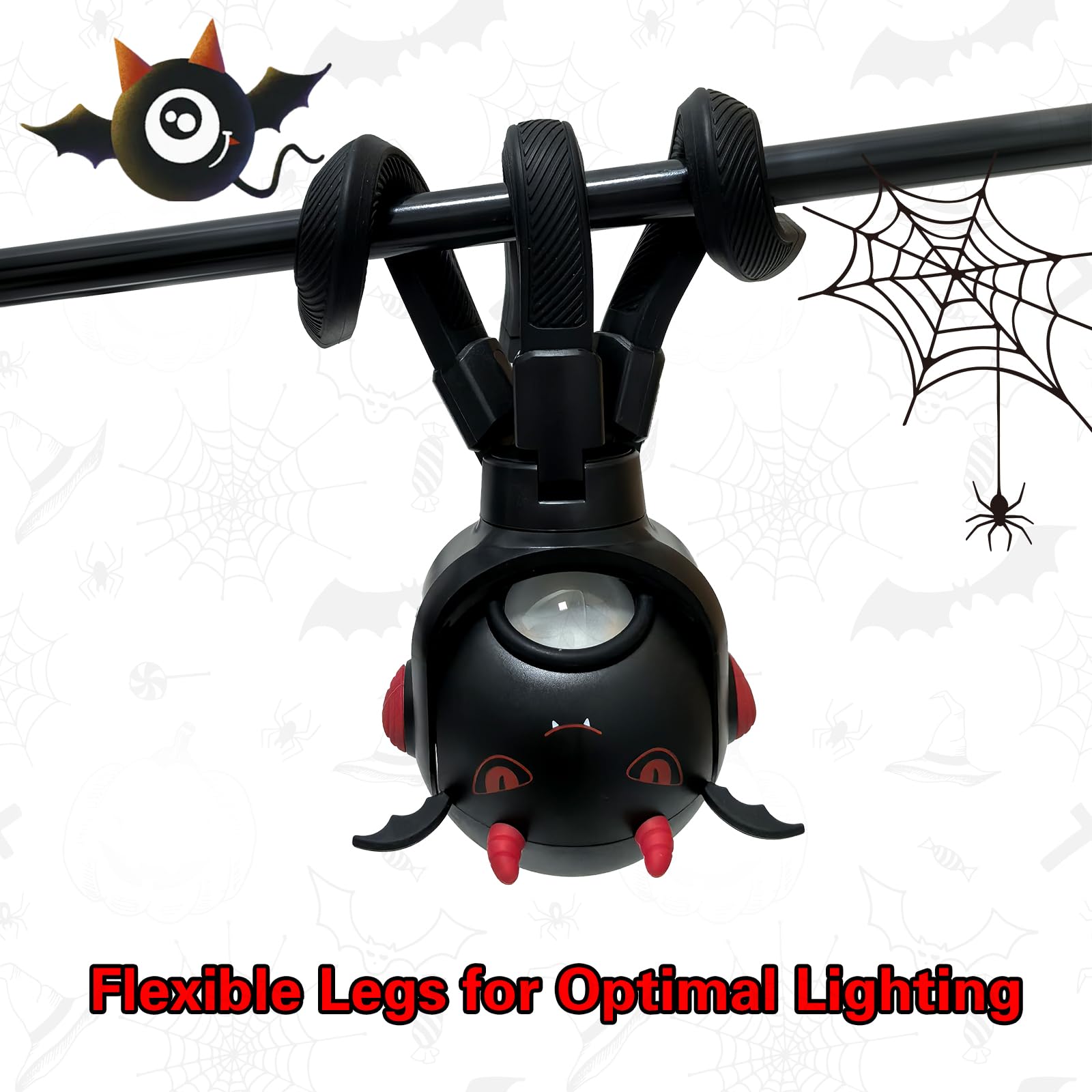 Tolys Bat Kids Flashlight - Rechargeable Led Torch With 8 Color Modes, Usb-C, Fun Flashlight For Boys & Girls, Perfect For Parti