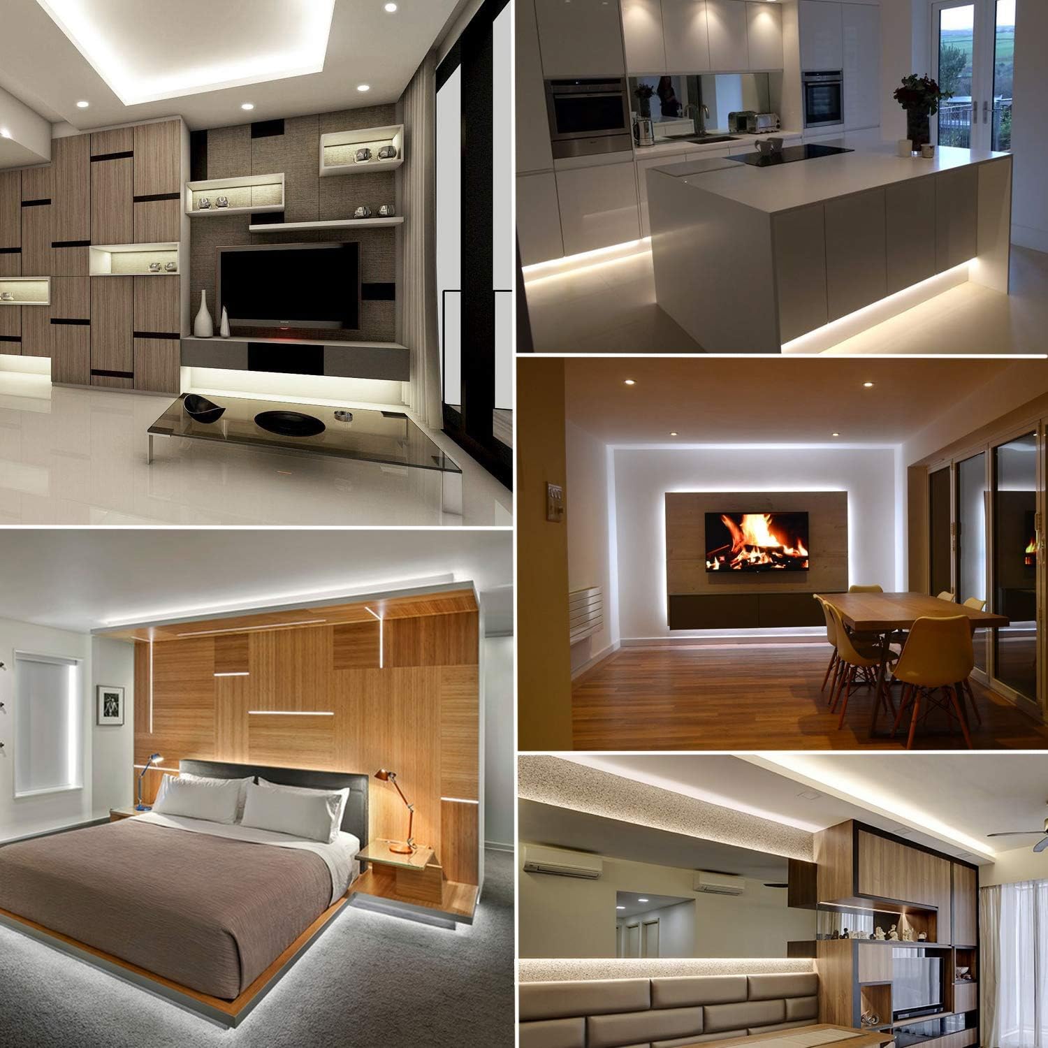 Surnie Rope Lights Outdoor Waterproof Daylight White: Led 10Ft Cuttable Outside Bright 110V Lighting 6000K Flexible Cool Clear Tube, Indoor Deck Patio Xmas Camping Decor, Not Flat Strip