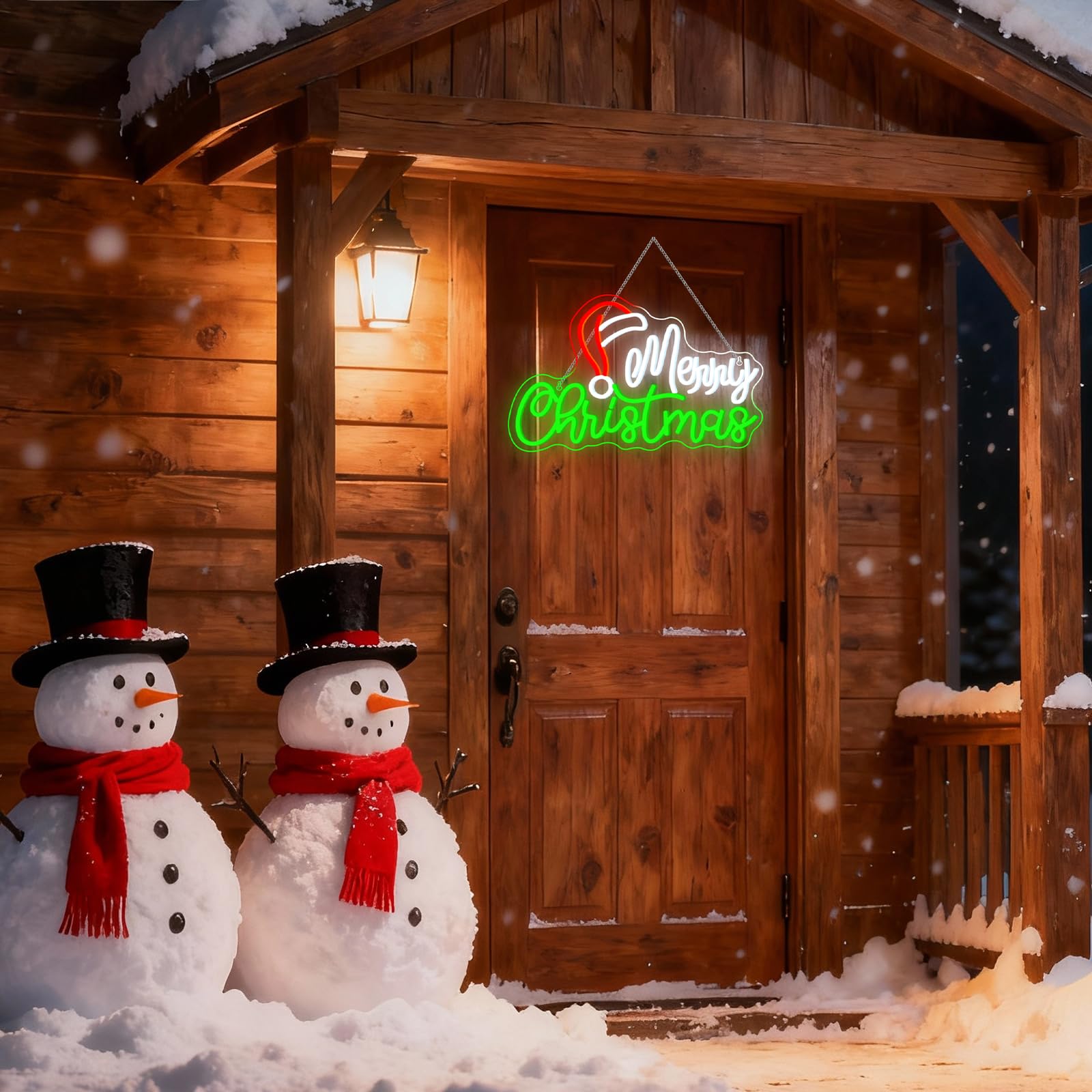 Looklight Merry Christmas Sign Christmas Window Lights Santa Hat Neon Signs For Wall Decor Santa Claus Led Lights For Party Bar Man Cave Club Pub Bedroom Shop Door Decoration Gifts