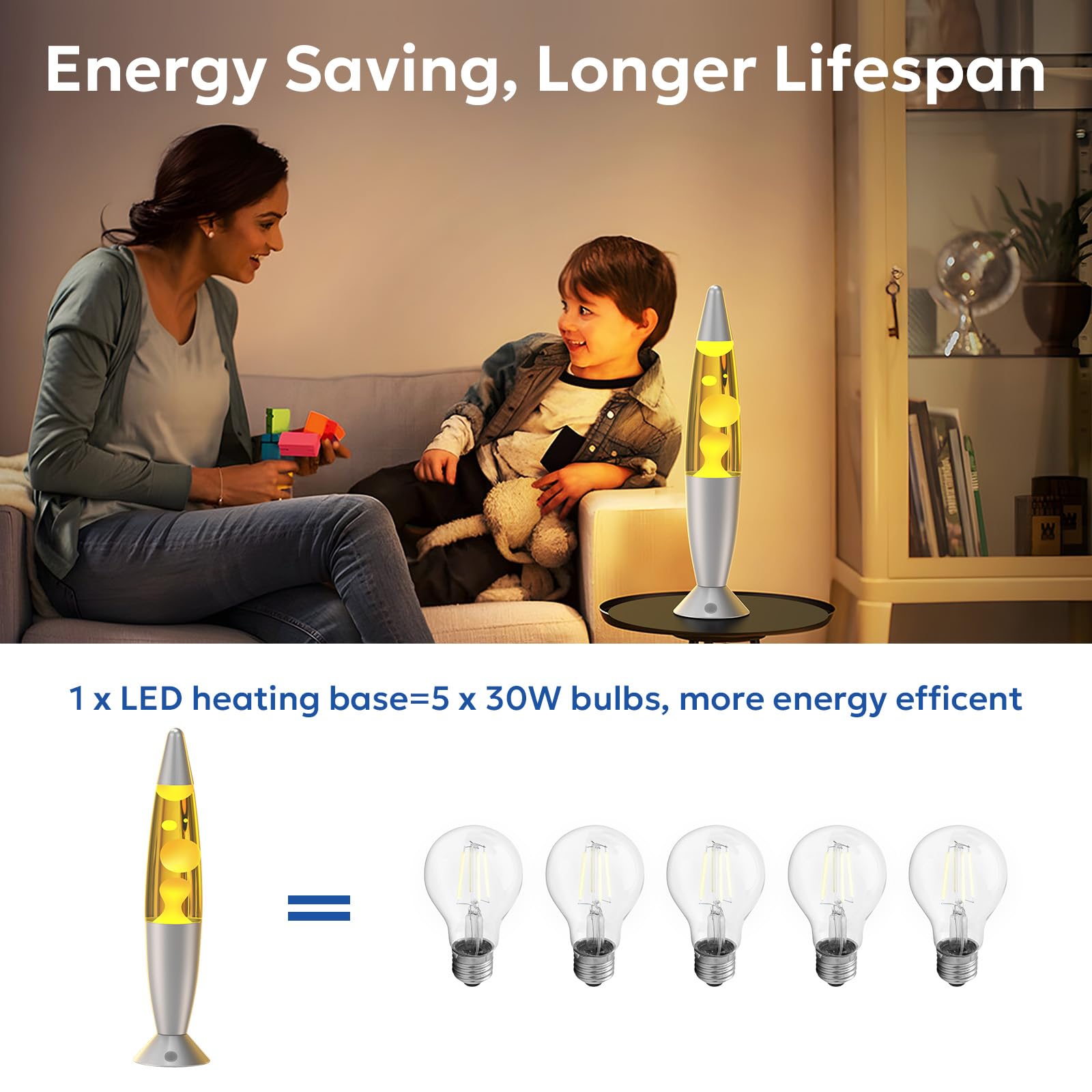 Soarling LED Color Changing Lamp, 17 Colors, Remote Control, 13.5 Inch, Aluminum, Silver, Model 6122D-Y, Night Light for Kids and mature-themeds