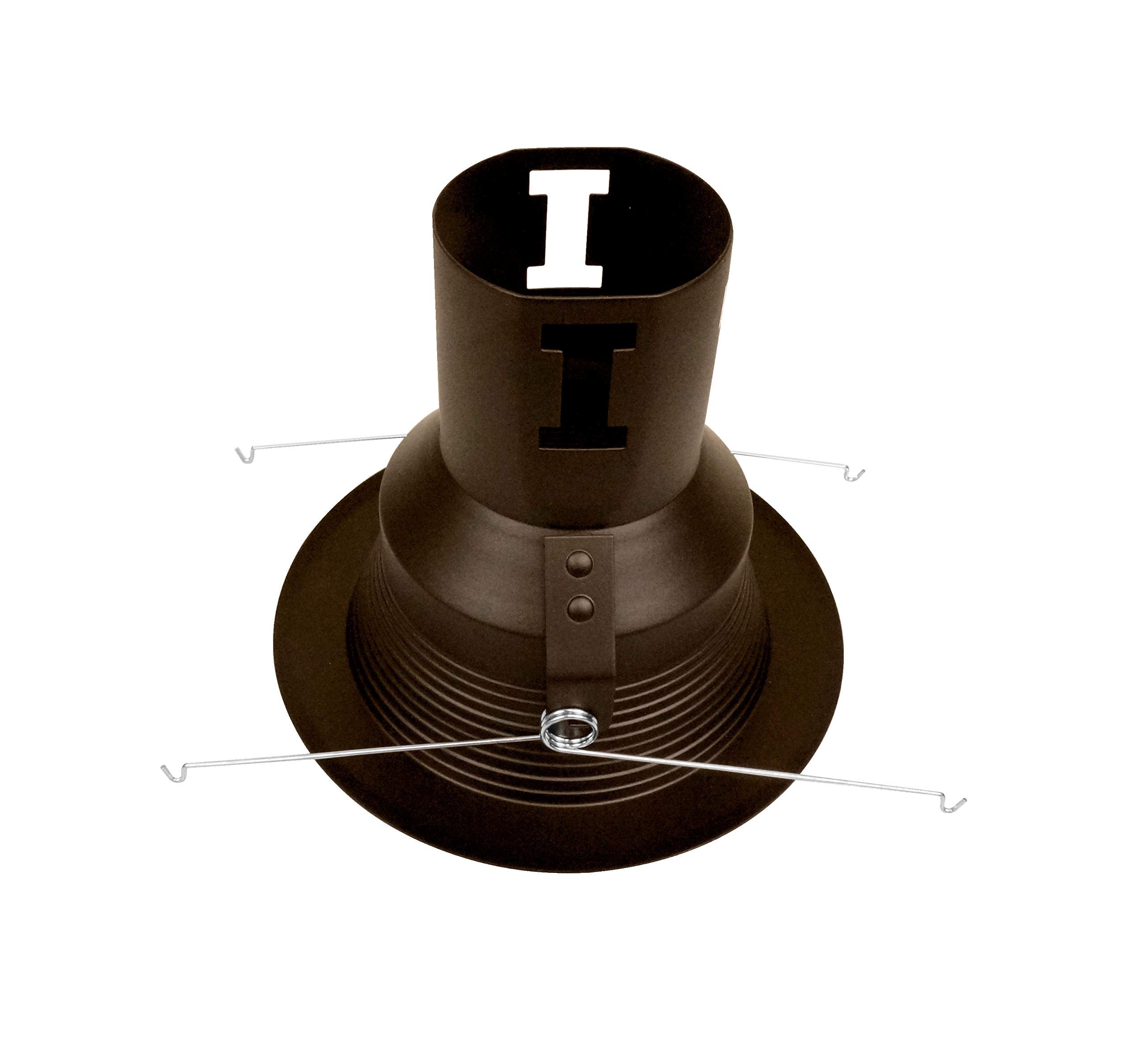 Nicor Lighting 5 Inch Oil-Rubbed Bronze Recessed Baffle Trim (15511Ob-Ob)