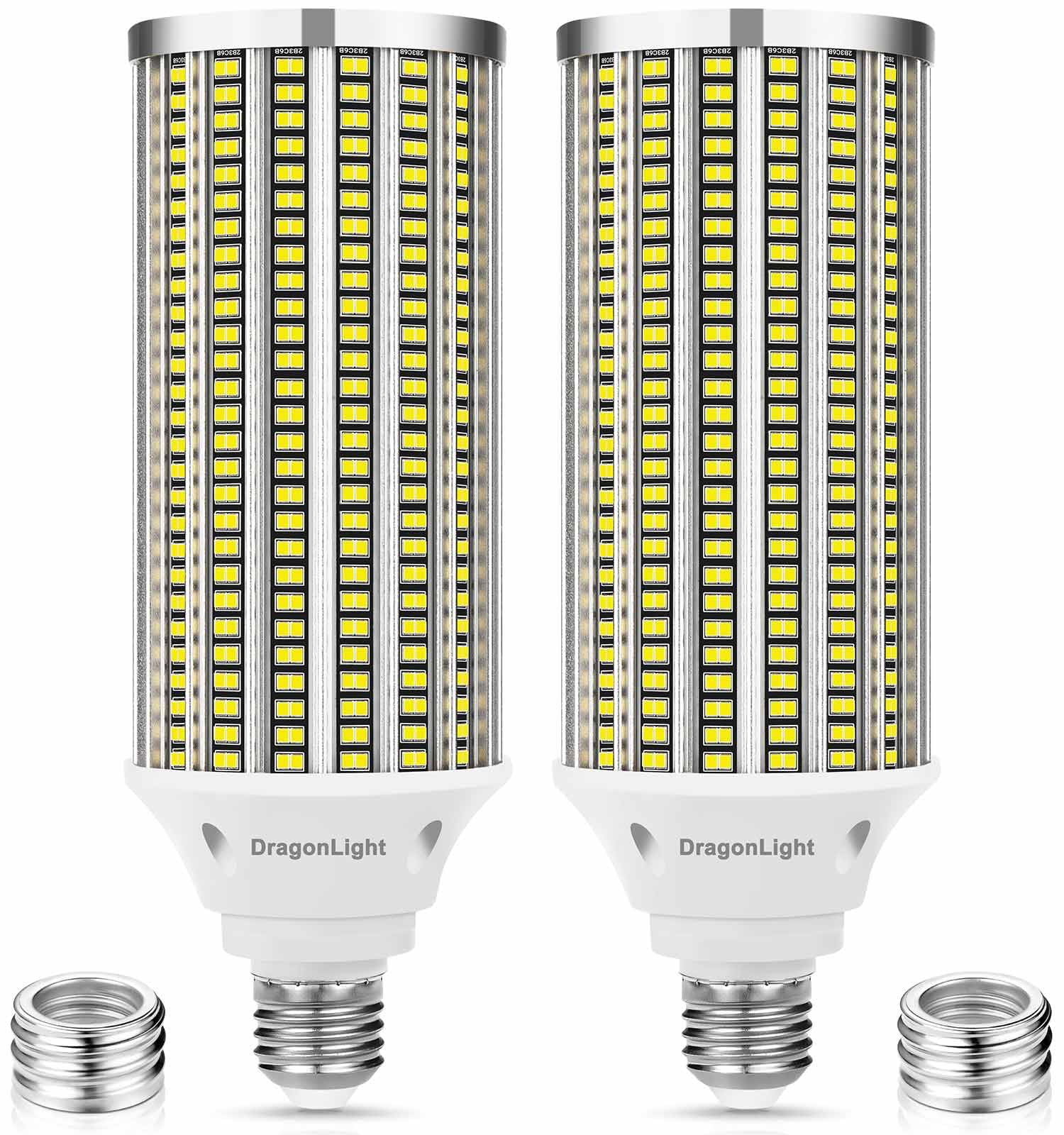 DragonLight 120W Super Bright LED Corn Light Bulbs (800 Watt Equivalent) - E26/E39 Large Mogul Base LED Lamp 5000K Daylight 14,4