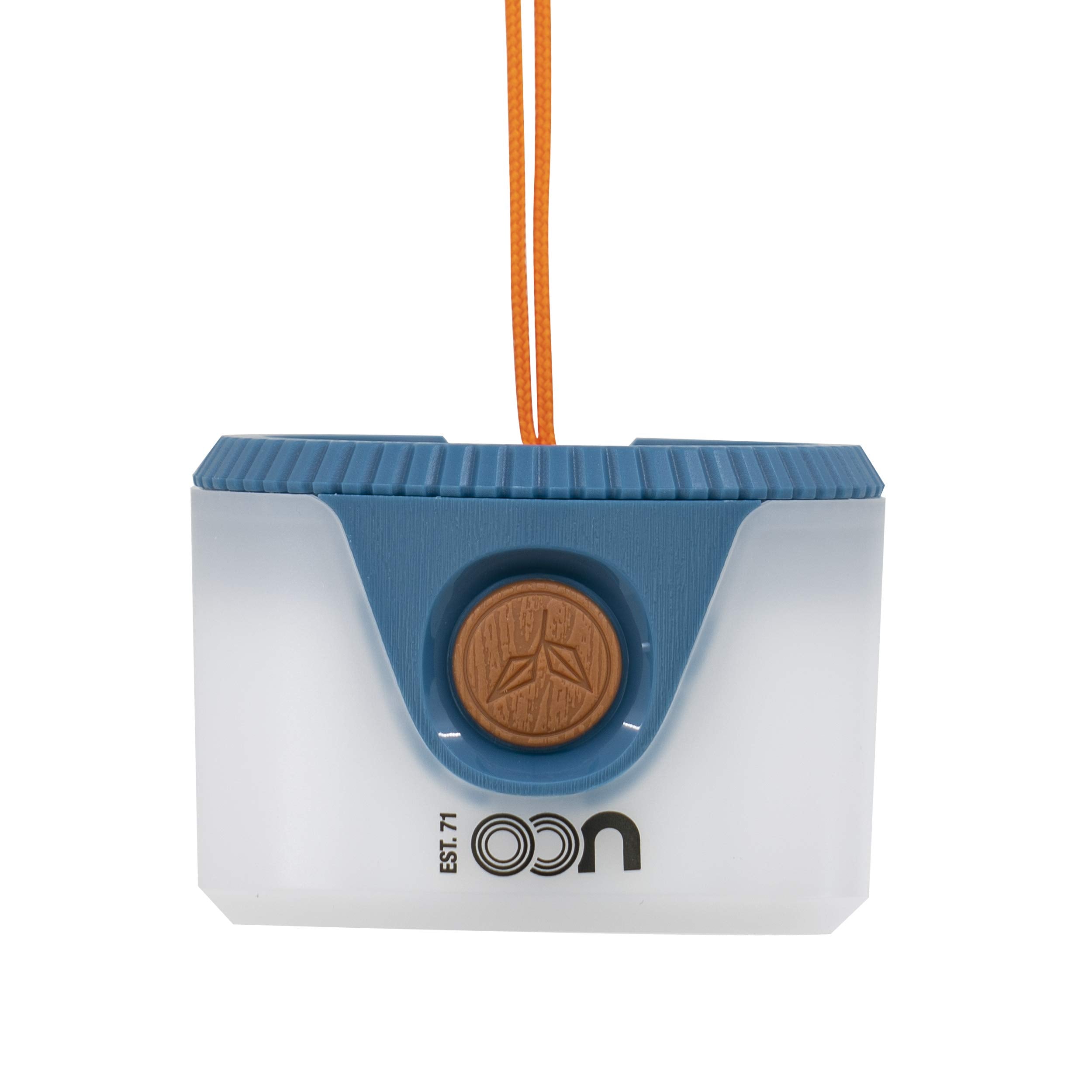 UCO Rechargeable LED Lantern - 100 Lumen Mini, Blue, Model 27019 with Li-Ion Battery Pack and Lanyard