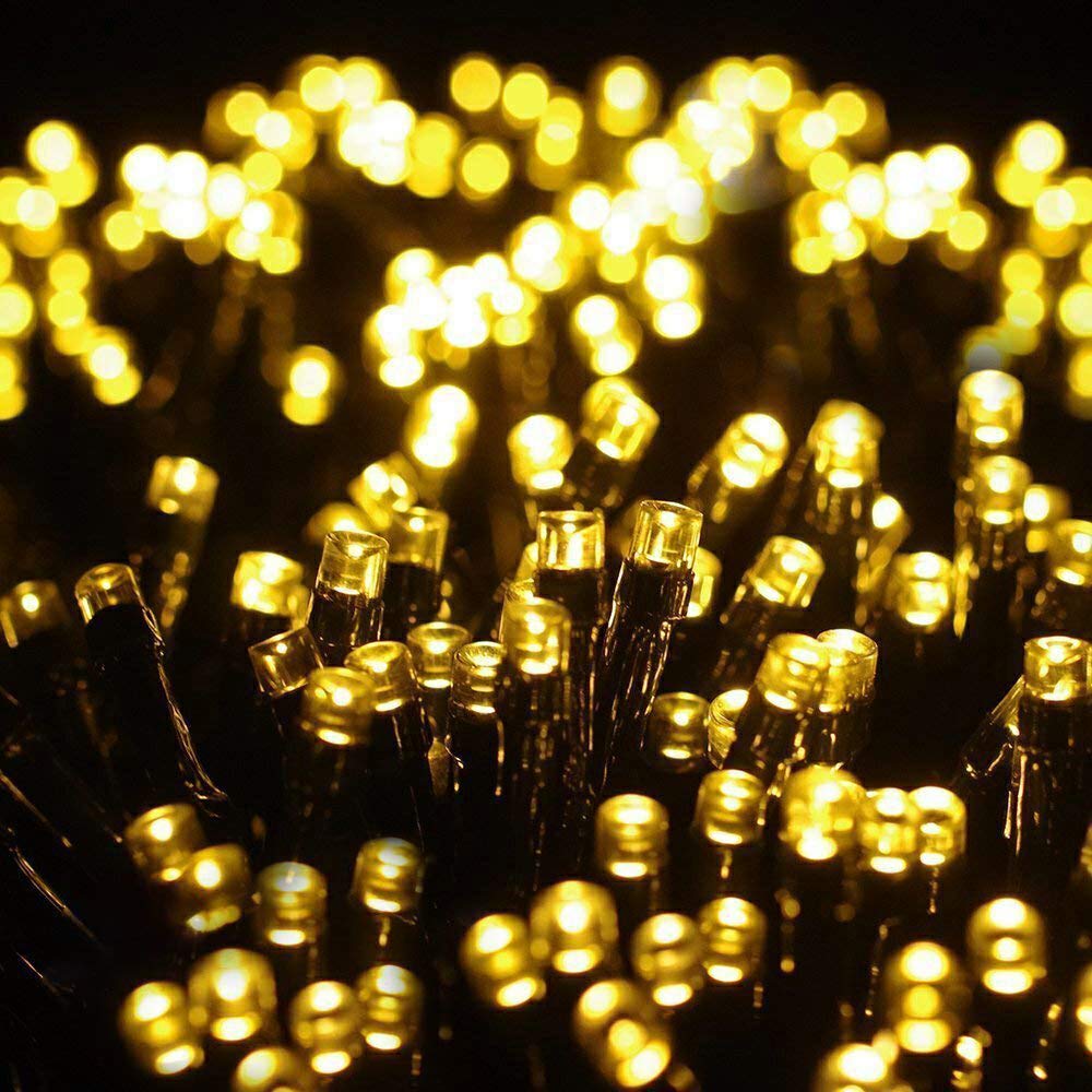 Quntis 82ft 1000 LED Cluster Christmas String Lights - Dark Green Wire Tree Lights - 8 Modes Outdoor Waterproof Plug-in for Holi