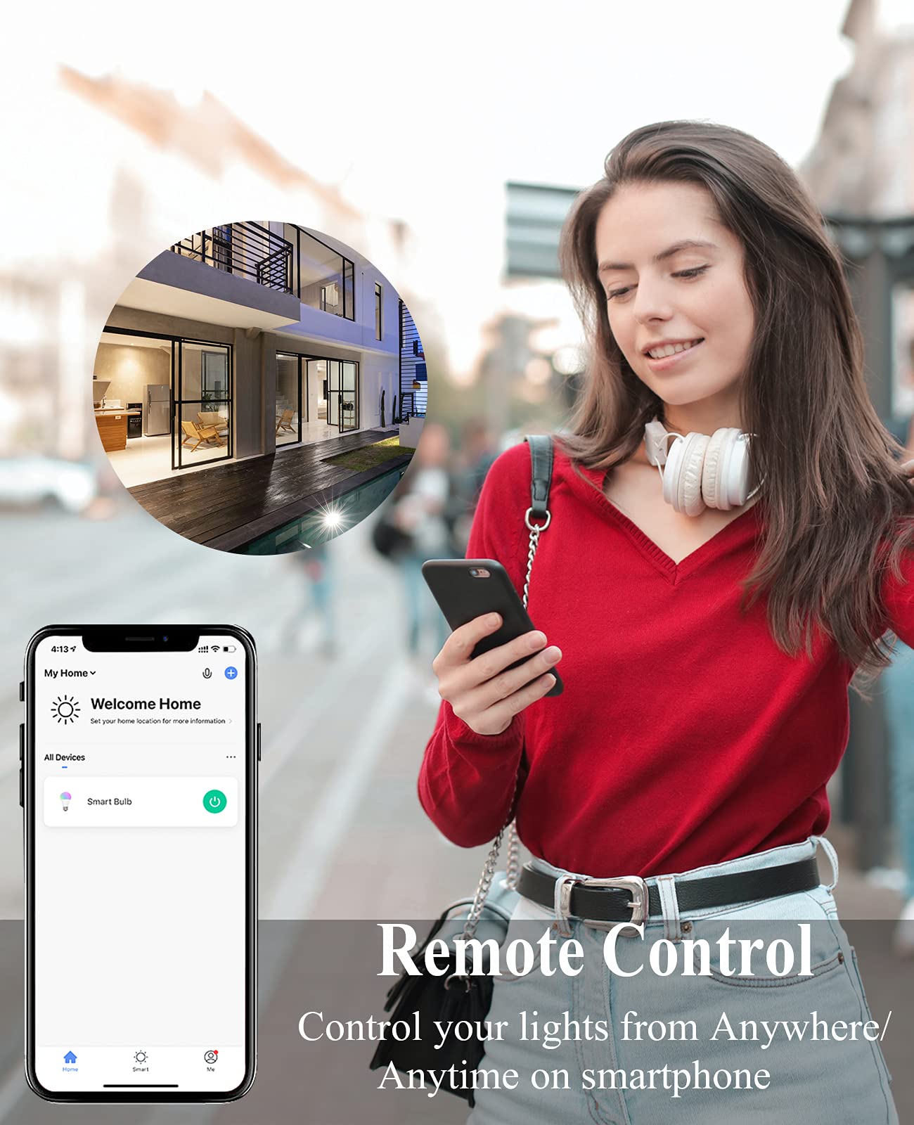 Cmars Smart E12 Led Bulbs, Dimmable Rgb Color Changing, Works With Alexa & Google Home, 8 Pack