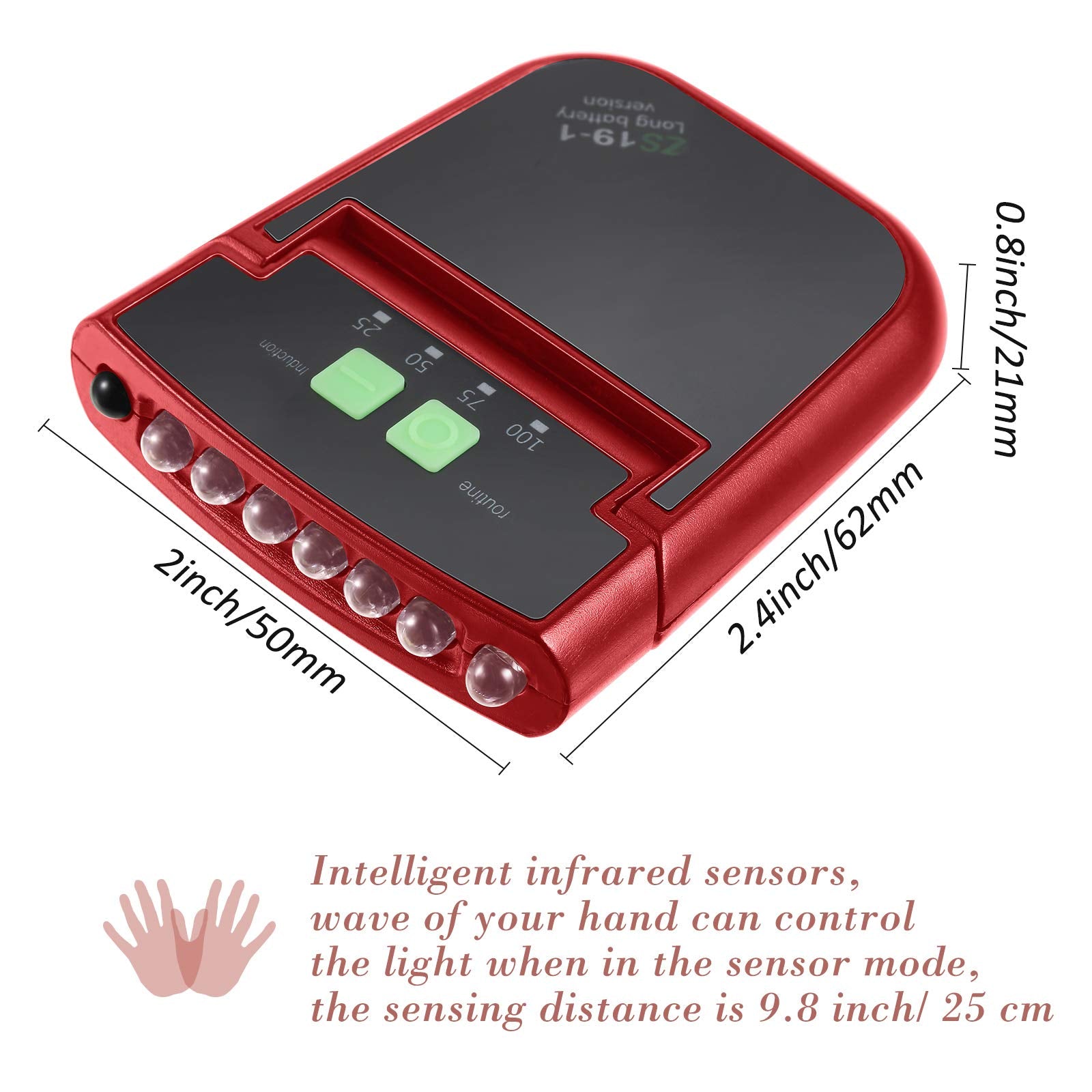 Mudder LED Clip-on Cap Lights - USB Rechargeable, Waterproof, Ultra Bright Headlamp - 4 Pieces in Black, Blue, Red - Model Mudder-UJHN9565