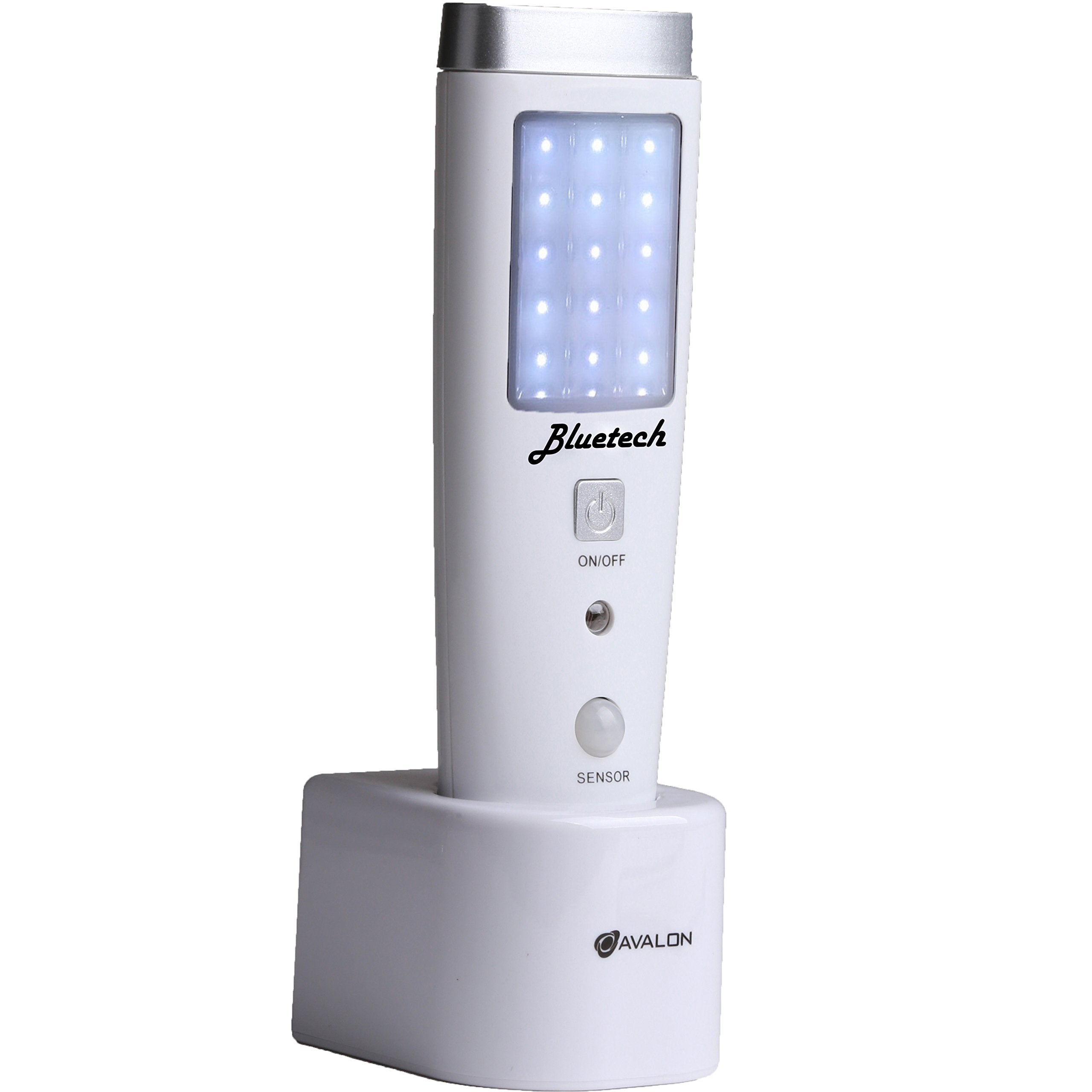 Avalon BLUETECH LED Flashlight Night Light - Motion Detection, ETL Approved, 3 Pack, White
