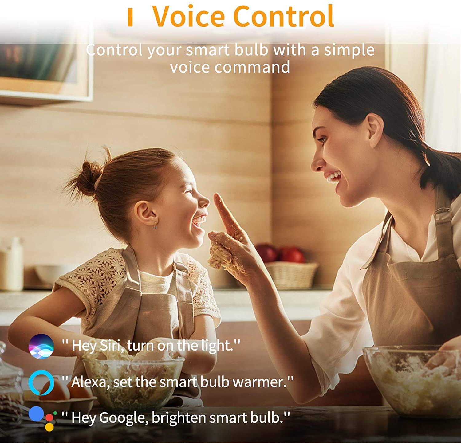 Refoss Smart Bulbs, A19 Led, 4 Pack, Color Changing, Homekit, Alexa, Google, 2700K