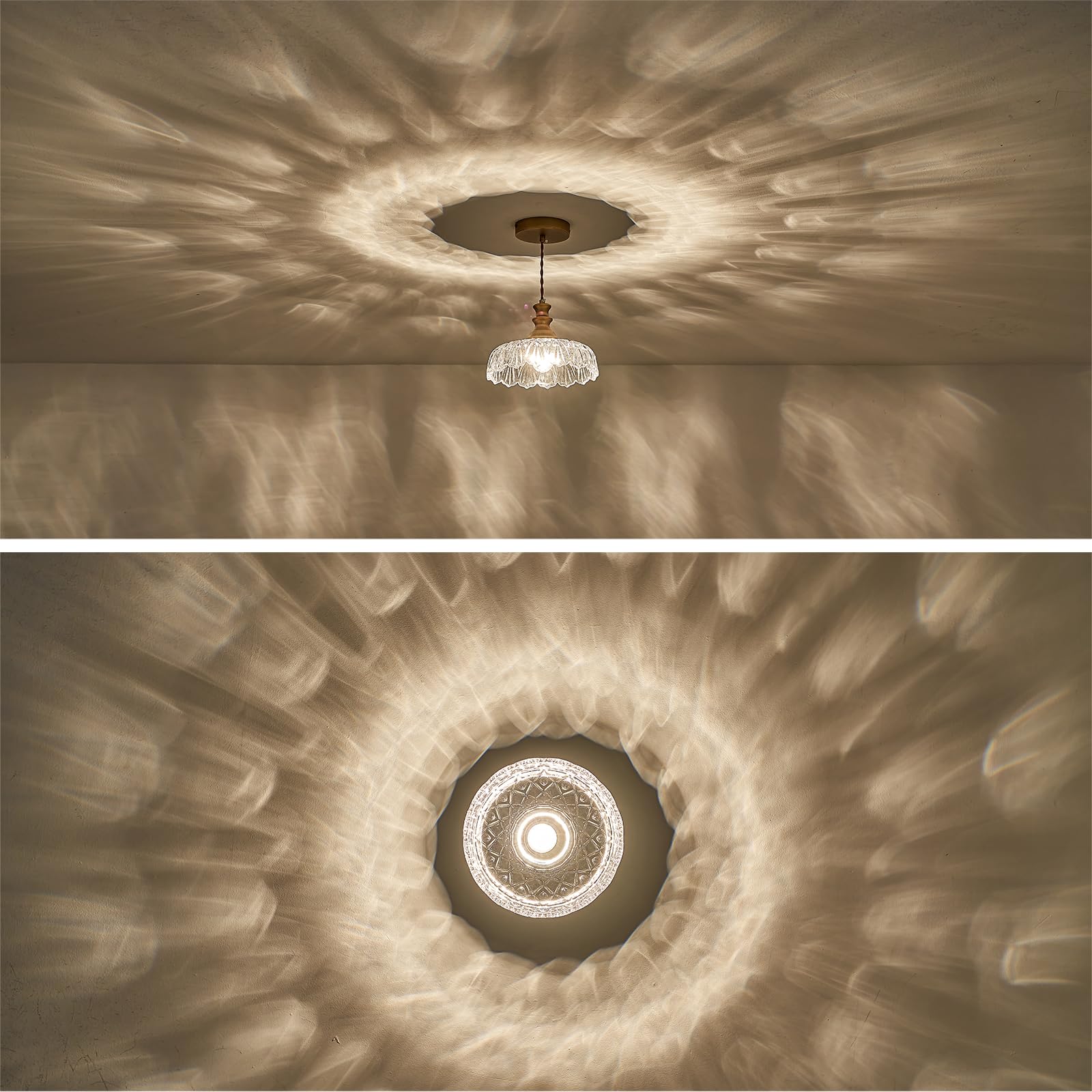 Hddfl Vintage Pendant Lights Fixture Modern Pendant Lighting Fixtures 11.8Inch Hanging Lamp For Kitchen Island Bedroom Living Ro