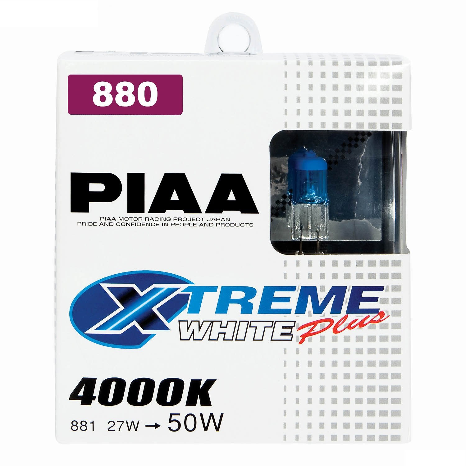 Piaa 18880 880 Xtreme White Plus High Performance Halogen Bulb, (Pack of 2)