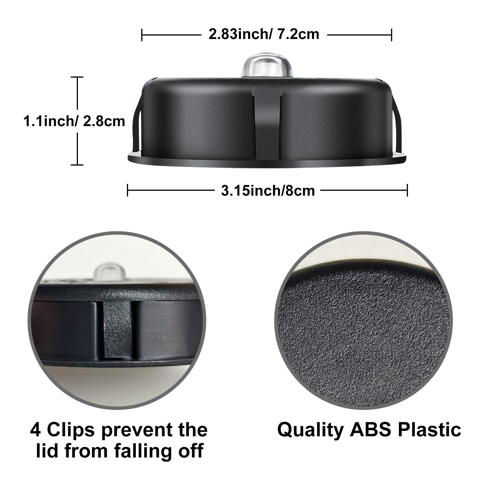 Aa 600Mah Solar Lights Replacement Top, Solar Panel For Outdoor Solar Lanterns Or Diy Solar Lights