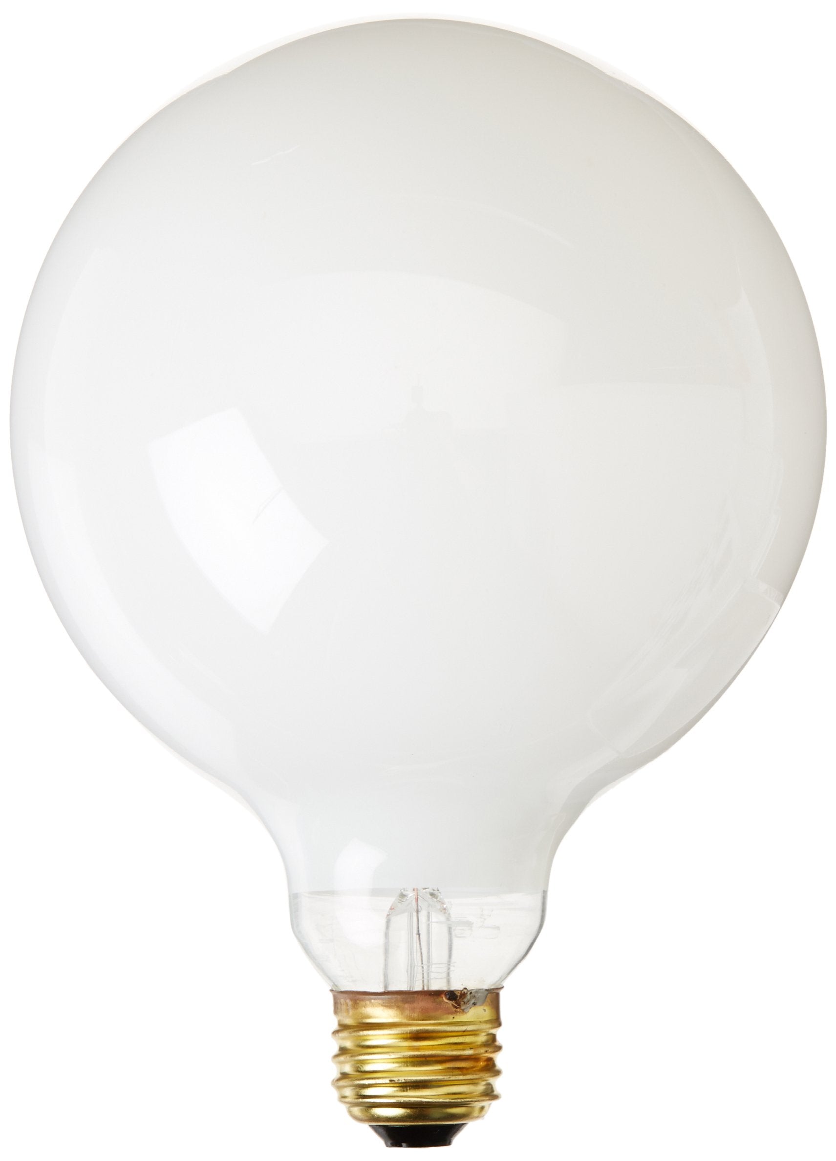 Bulbrite Incandescent G40 Light Bulb, 40 Watt, Medium Screw Base (E26), White