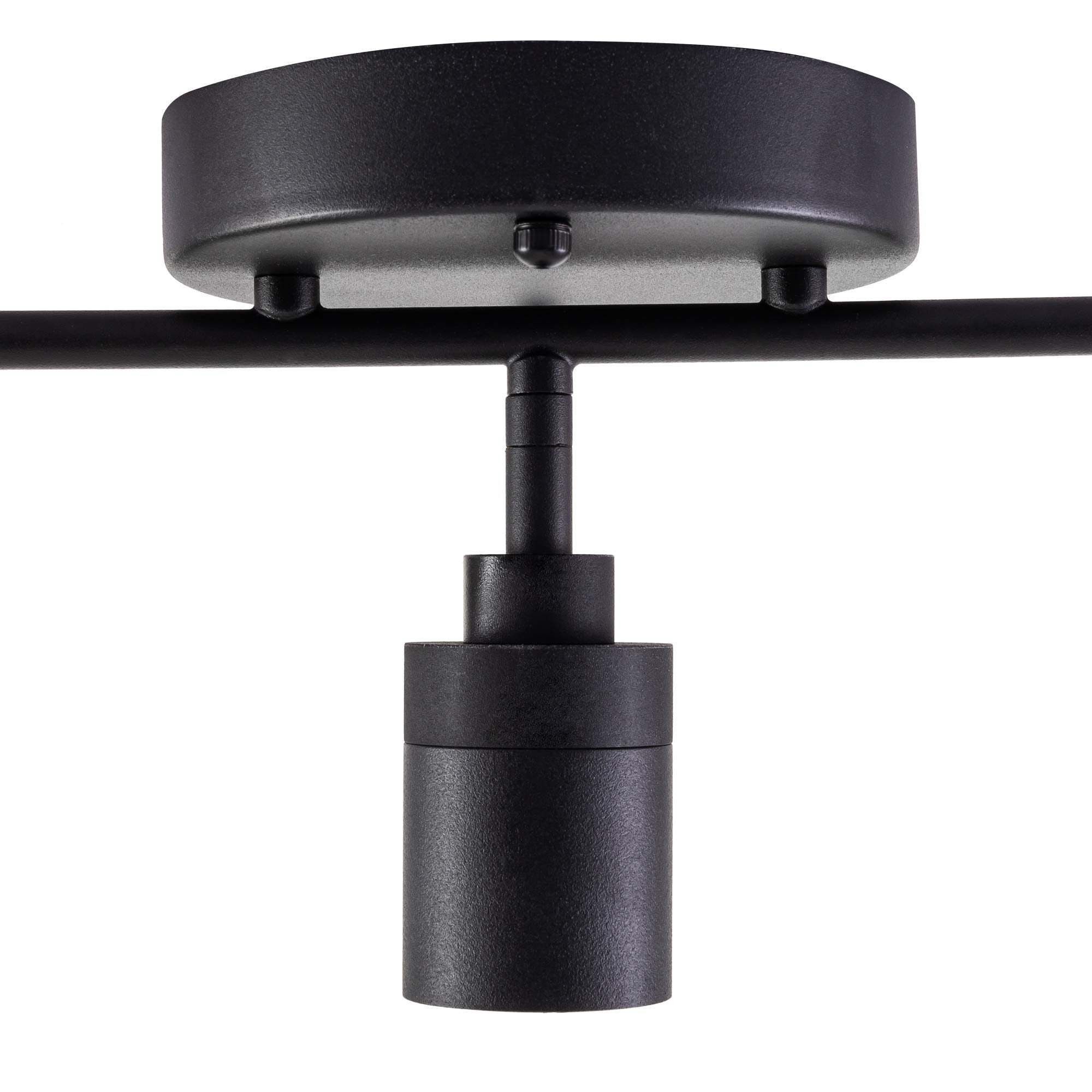 VidaLite LED Track Light - 3-Light Adjustable Heads, 3000K, 1470 Lumens, 2 ft. Black Track Lighting Kit