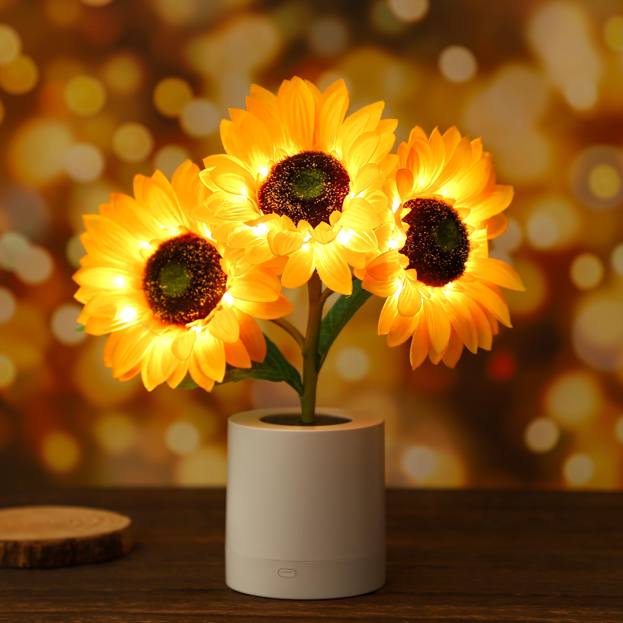 Wsyear Sunflower Gifts For Women-Sunflower Party Decorations Sunflower Lamp For Birthday Wedding Anniversary Romantic Gifts For