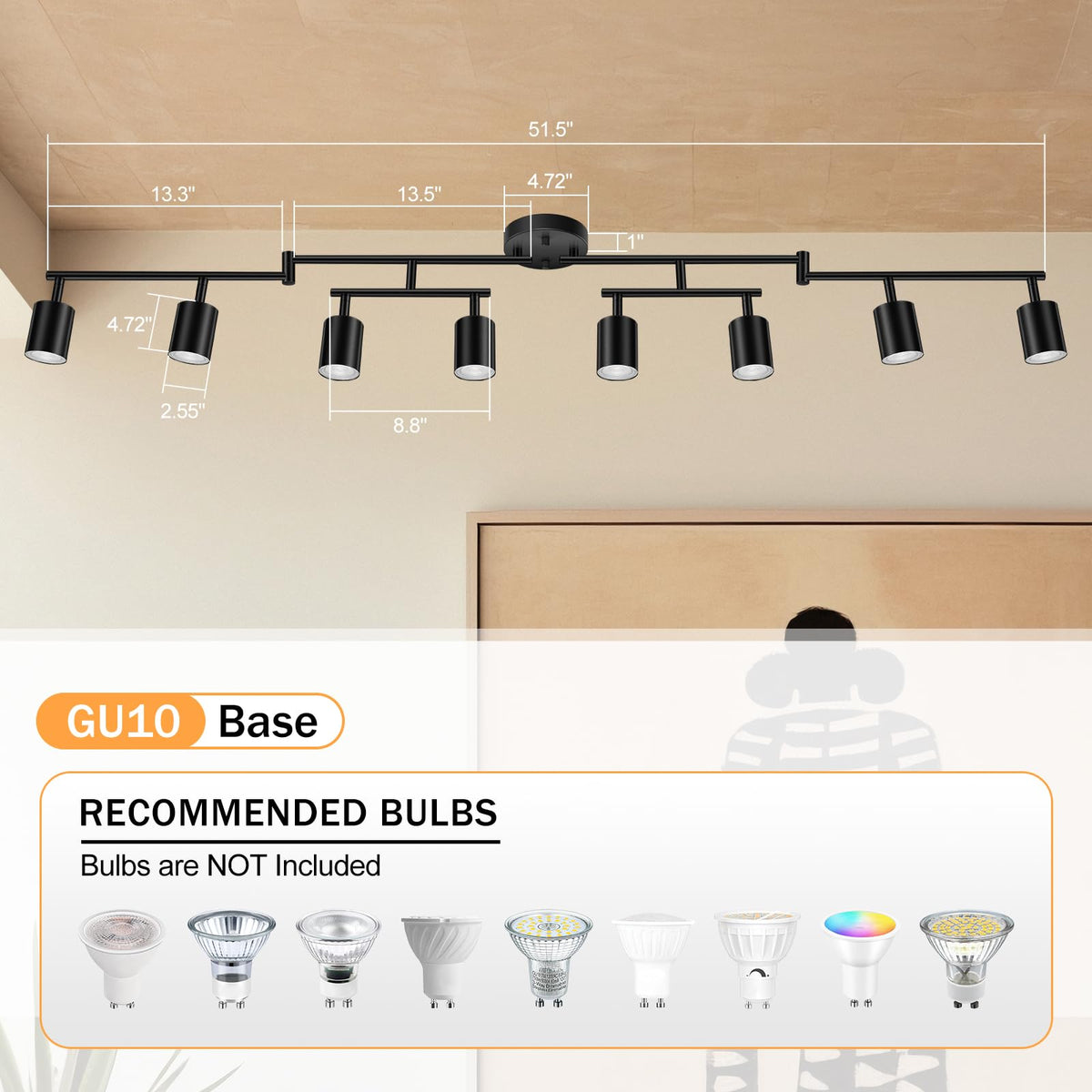 Black Track Lighting Fixture Ceiling, Modern Track Light Fixtures ...