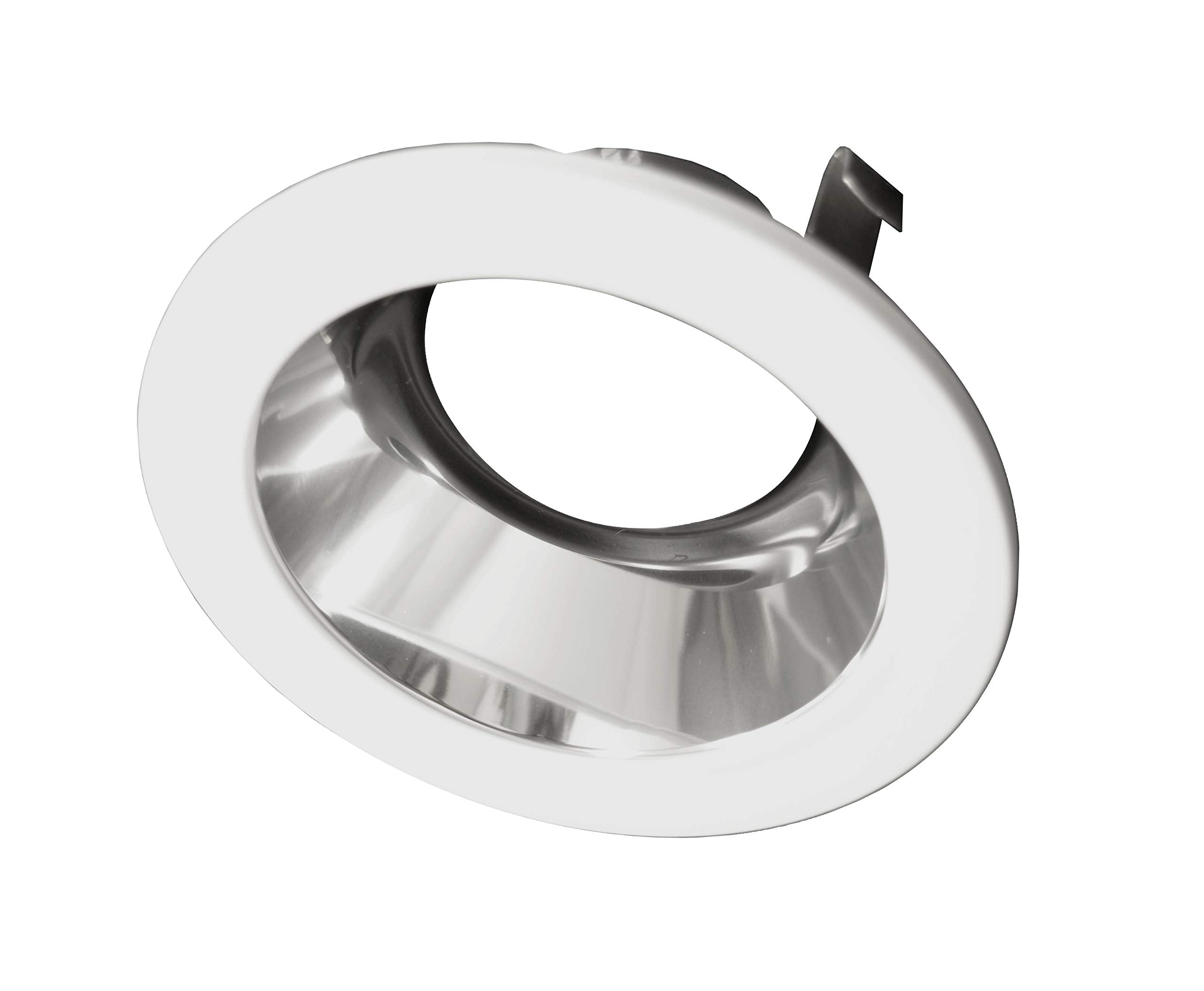 Nicor Lighting 4 In. White Specular Recessed Cone Trim (19504)
