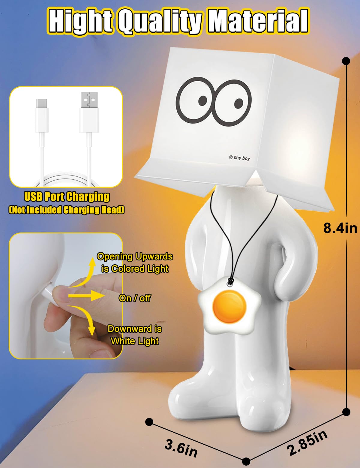 Nmignh White Elephant Gifts For Adults, 2 Modes Of Multi-Color Lighting And Fixed Lighting, Gag Gifts Funny Adult, Funny Christm