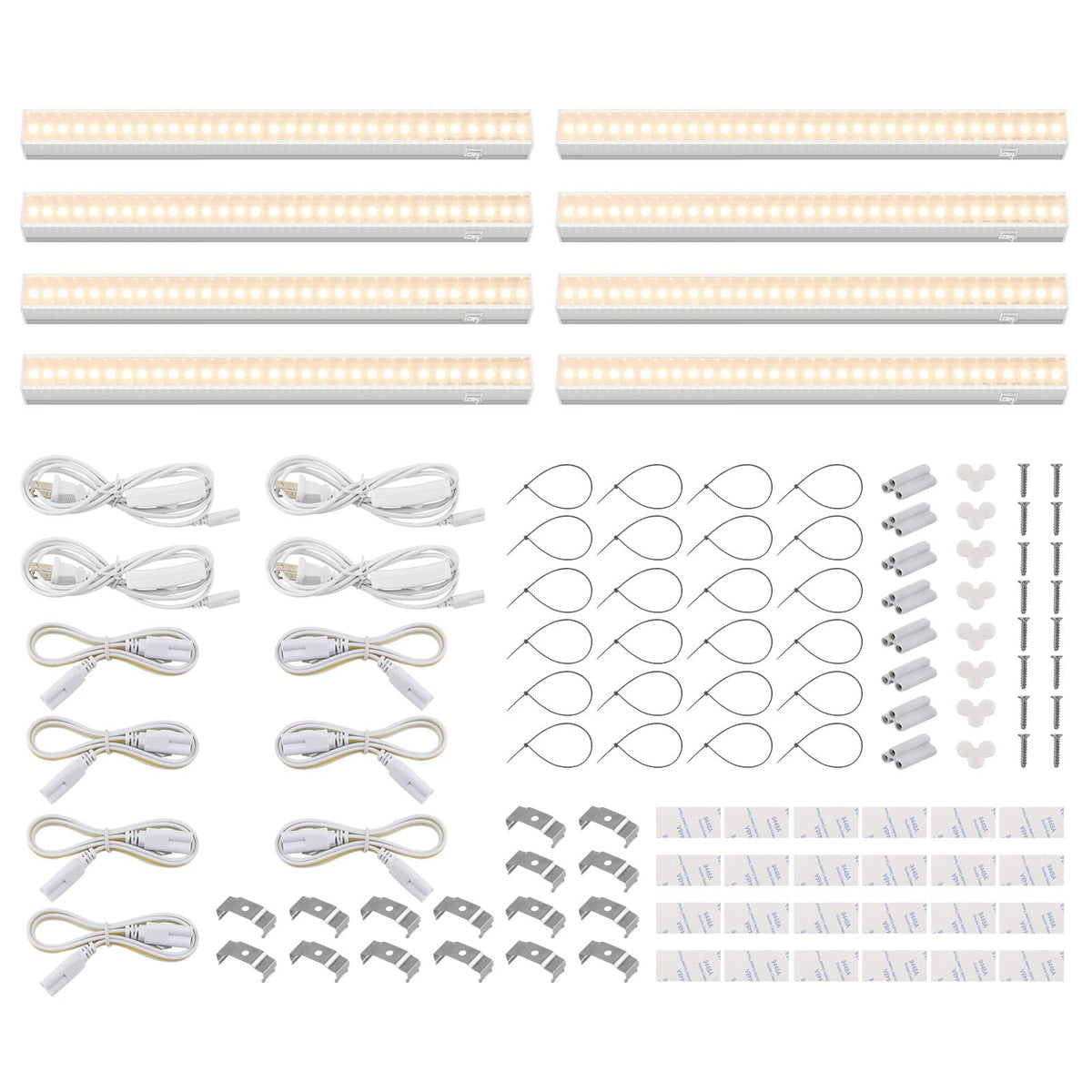 Barrina Grow Lights For Indoor Plants, Full Spectrum Sunlight, 1Ft Grow Light, Led Grow Bulbs, T5 Grow Light Strip, Plug And Pla