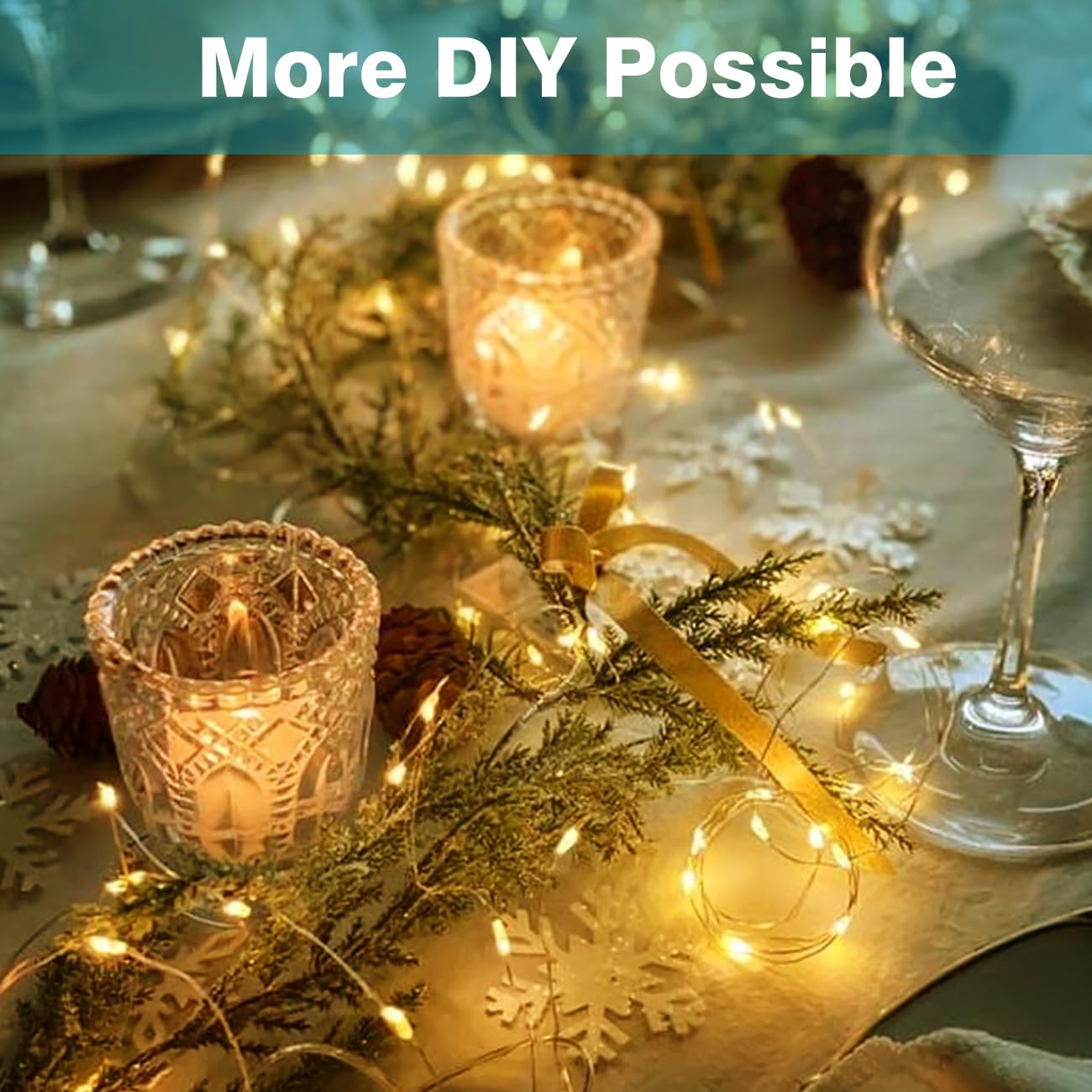 4 Pack Fairy Lights Battery Operated With Remote, Each 39Ft 120Led Battery Powered String Lights With Timer, 8 Modes Waterproof Twinkle Christmas Lights For Bedroom Party Indoor Mason, Warm White