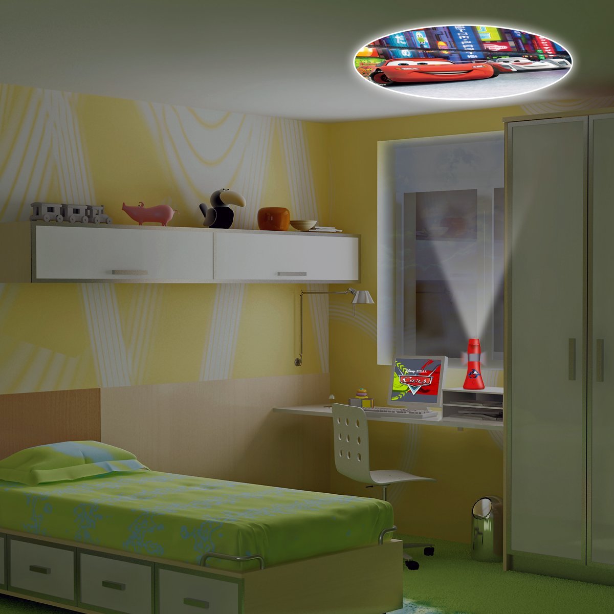 Projectables Led Battery-Operated Night Light (Disney/Pixar'S Cars)