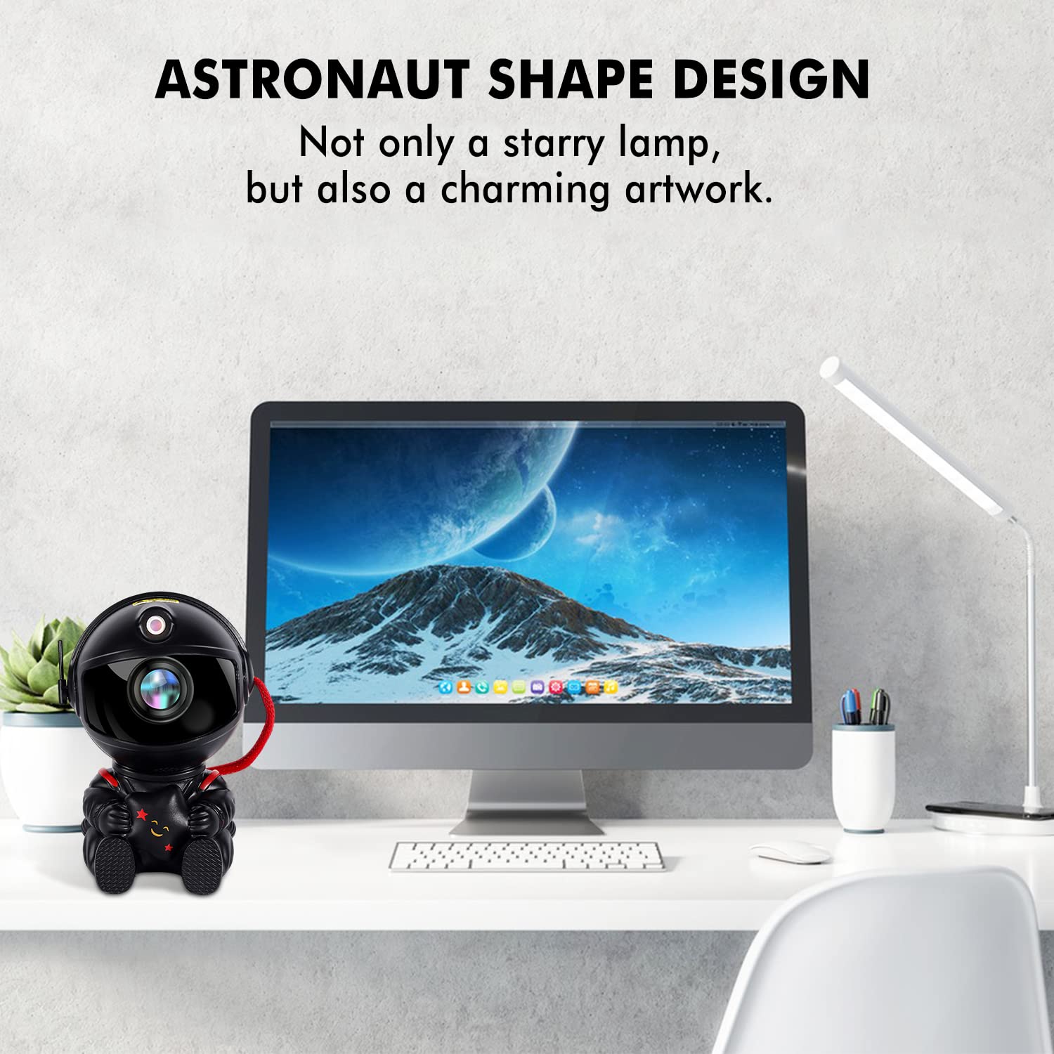 Astronaut Star Projector, Kids Night Light, Nebula Projector Light. Galaxy Bedroom Projector, Adult Playroom/Home Theater/Ceilin