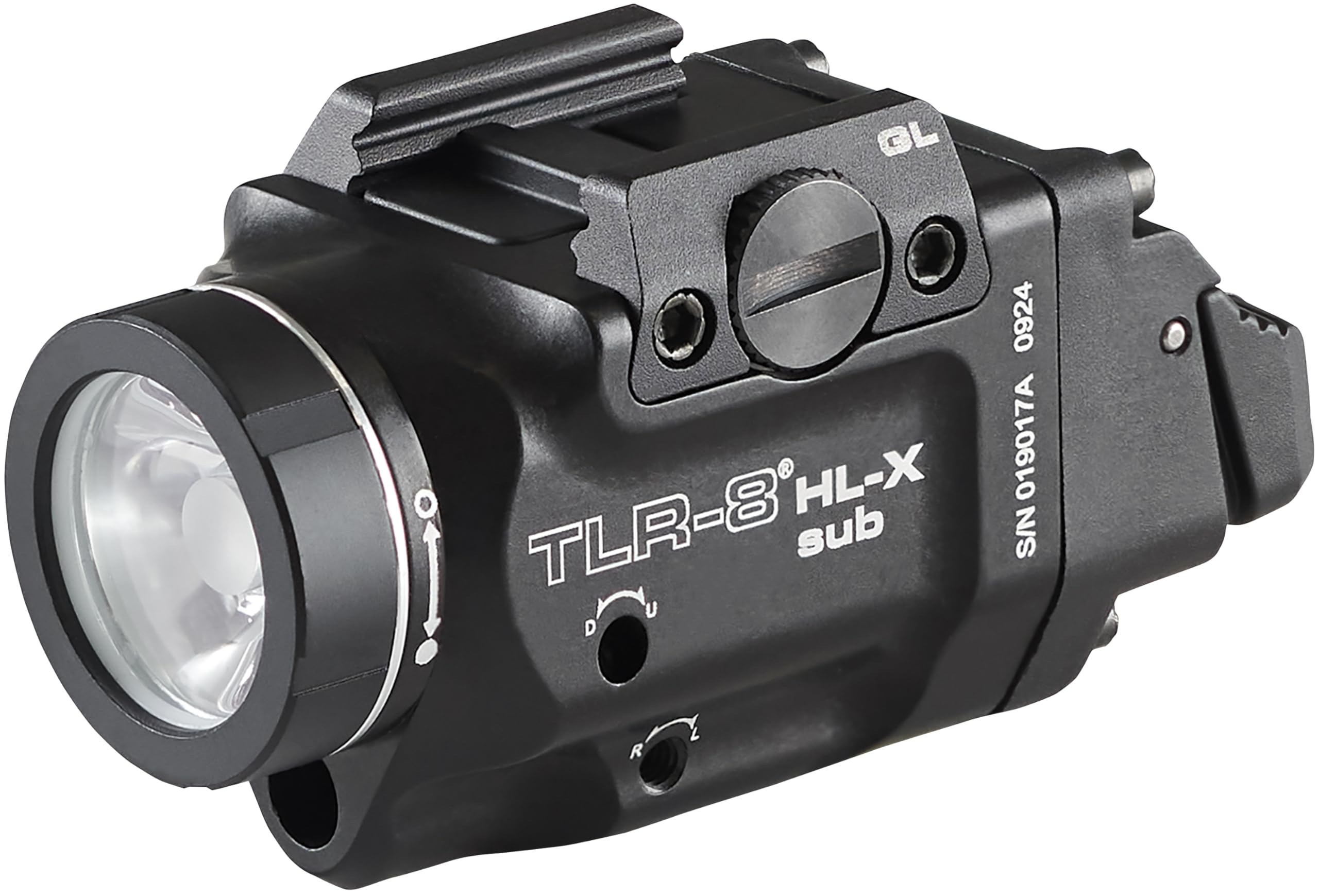 Streamlight 69466 TLR-8 HL-X sub USB 1000-Lumen Weapon Rail-Mounted Rechargeable Tactical Flashlight with Integrated Red Aiming 