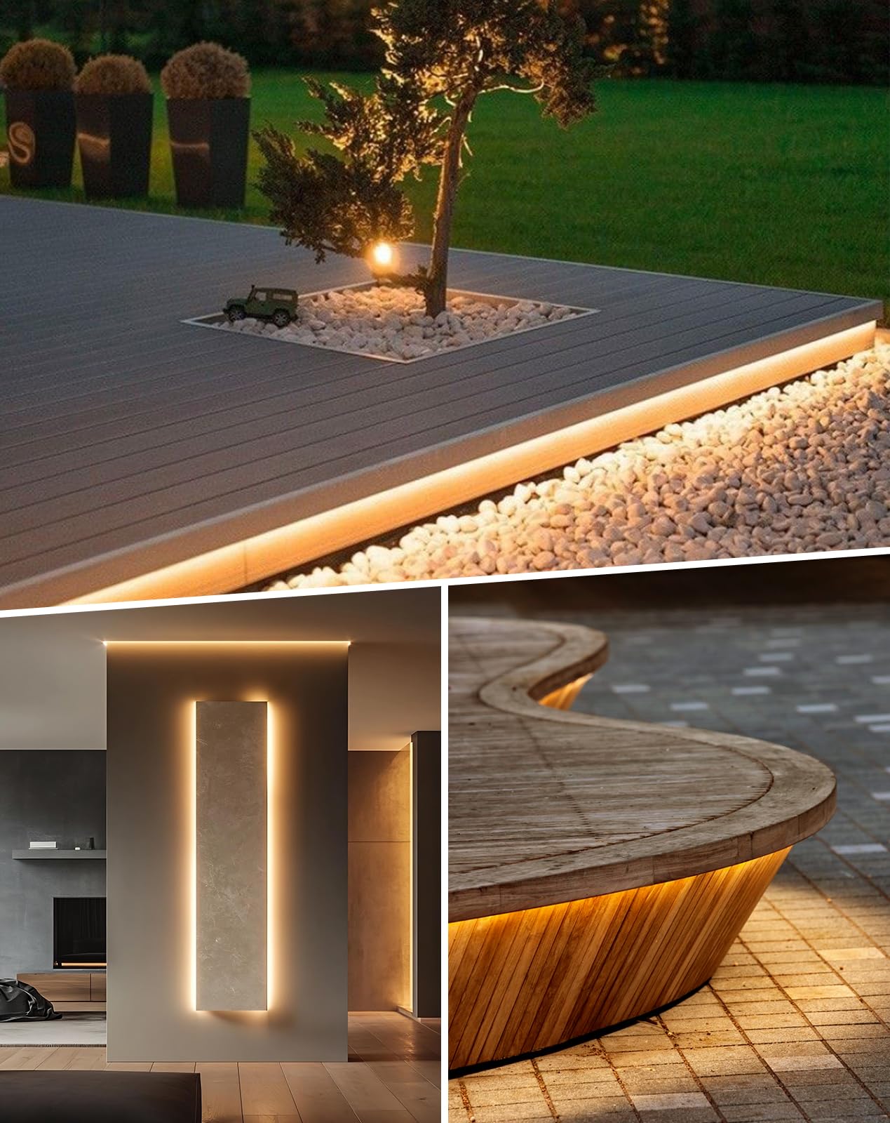 Shine Decor Led Neon Rope Lights 120Vac  120Leds/M Lum Strip Lighting End Extendable 2500K Warm White 65Ft  Water & Cold Resistant For Outdoor Indoor  4520Lm Bright 8X16Mm Etl Listed