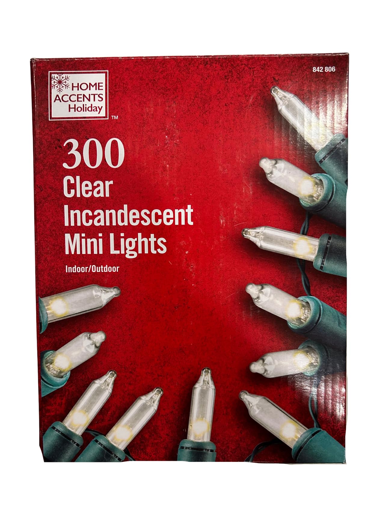 Home Accents Holiday 300 Mini Lights, 68 ft 6in Lighted Length, White, Model SG_B00IU96ZTS_US