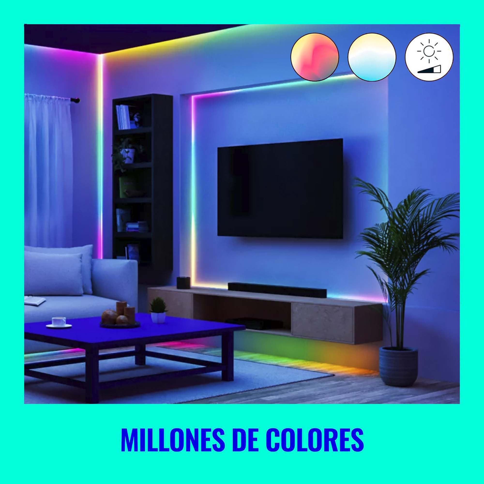 WiZ Connected LED Light Strip, 65.6FT, RGBIC, Voice/App Control, Works with Google Home, Alexa, HomeKit, Model 605592