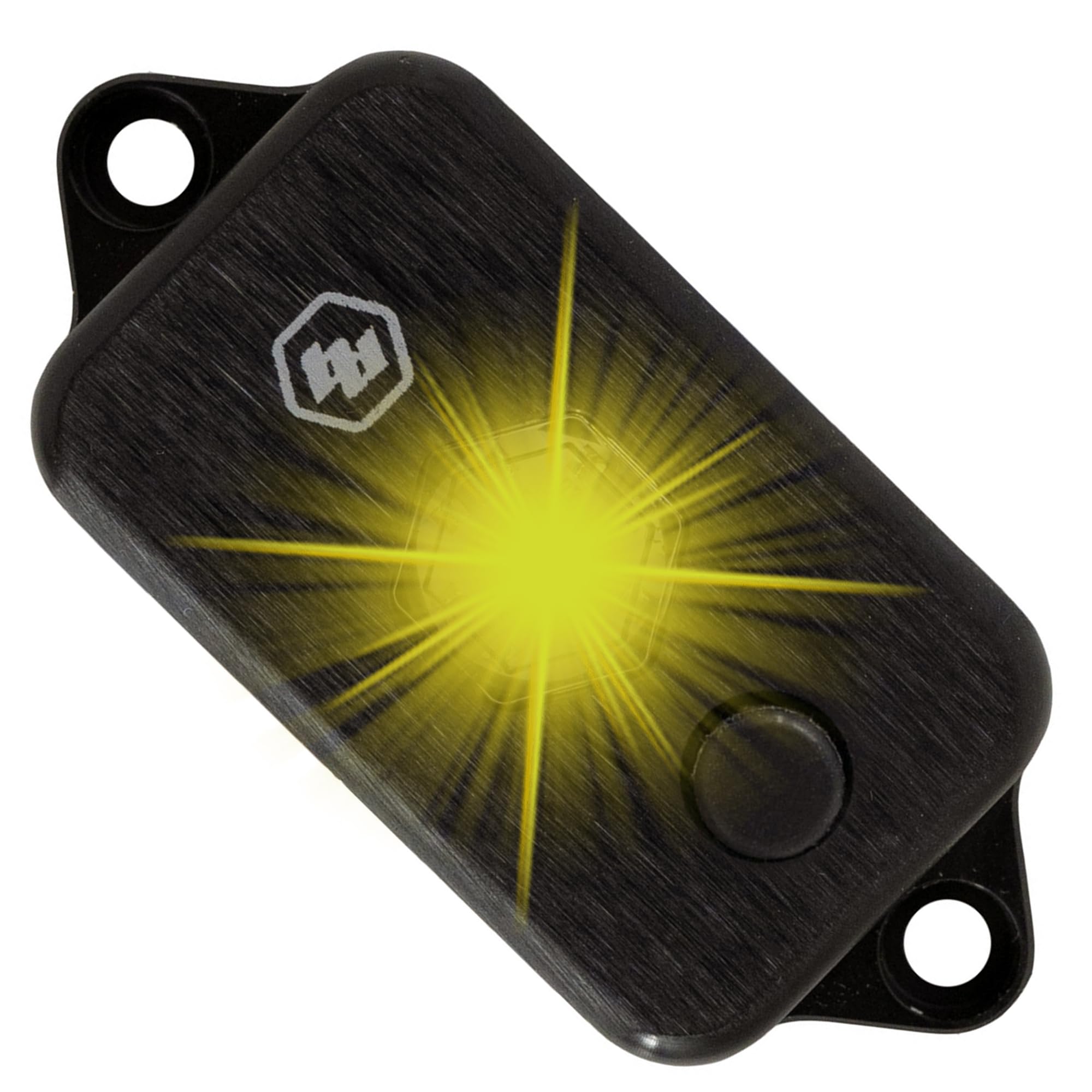 Baja Designs LED Dome Light with Switch - Universal 12V Utility Light, 400 Lumens, 180 Degree Optic, Baja Amber Lens