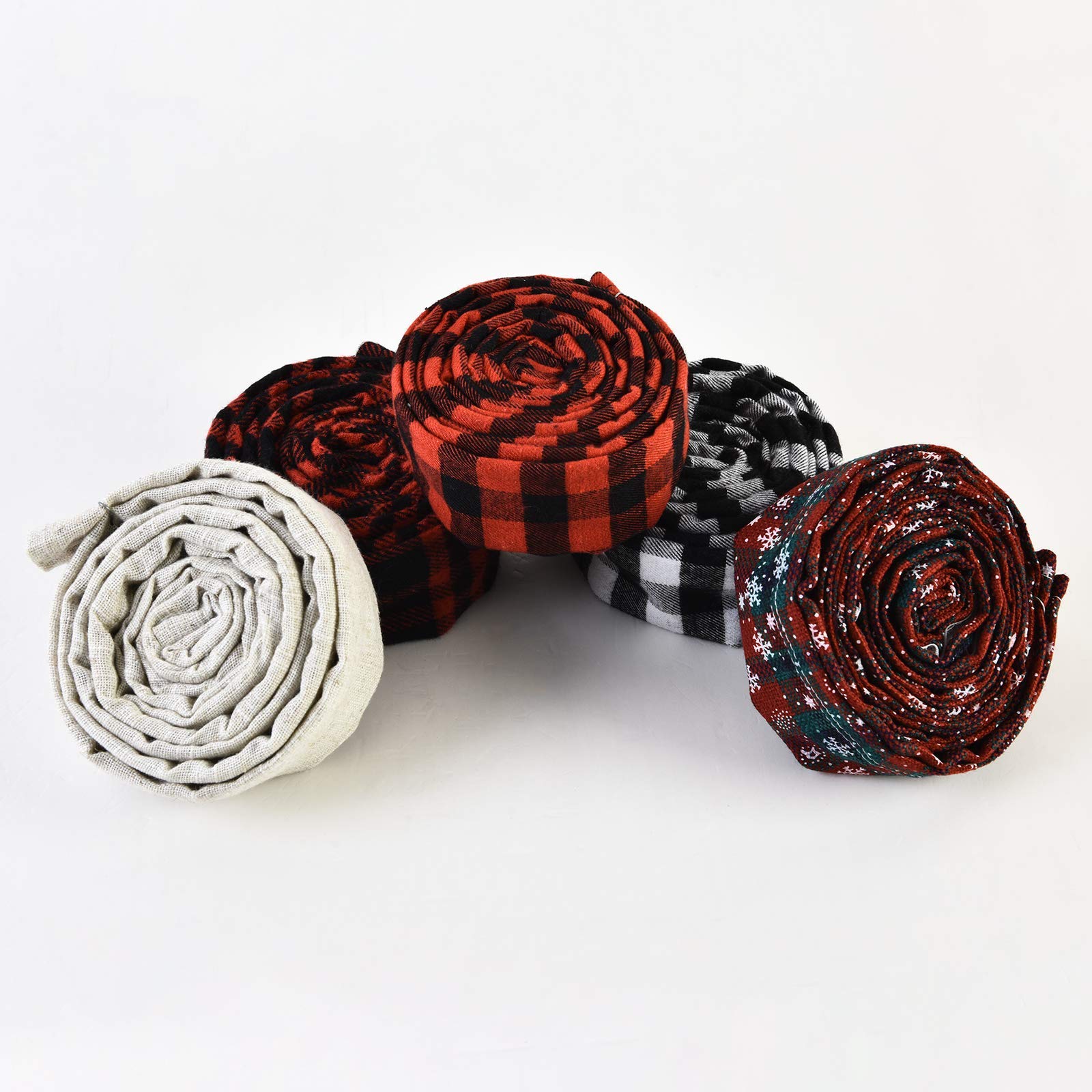 Aory Fabric Cord Cover for Electric Wire and Lamp Chain, 6 Feet, Bleached Linen Color, Model BL 01