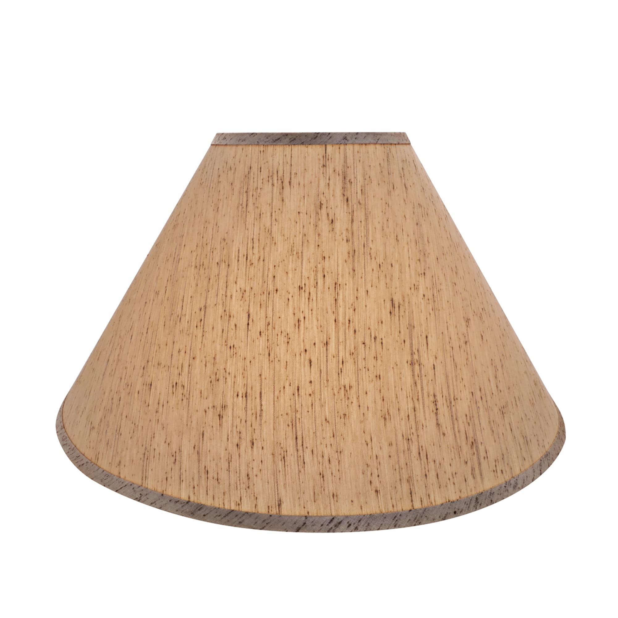 Aspen Creative 32562A Transitional Hardback Empire Shaped Spider Construction In Yellowish Brown, 20&quot; Wide (7&quot; X 20&quot; X 12-1/2&quot;)