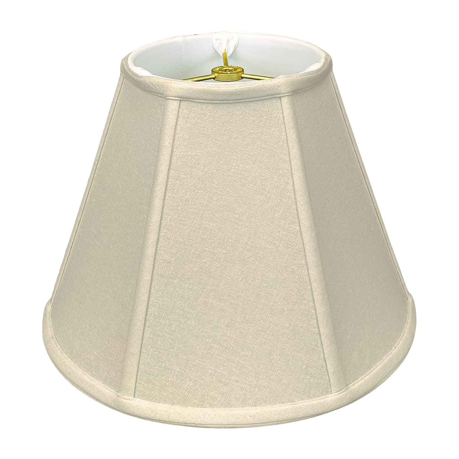 Royal Designs Deep Empire Lamp Shade, Linen Beige, 9 x 18 x 14