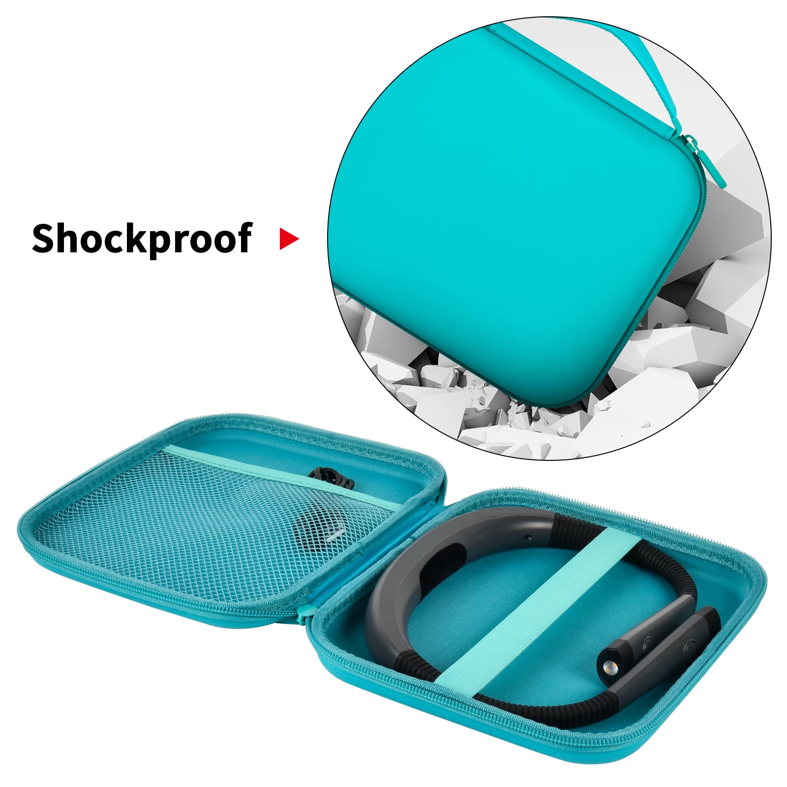 GWCASE Book Light Case for Glocusent/Vekkia/LITOM/LEDGLE/TAKKUI/TSINGREE, Green, EVA Material