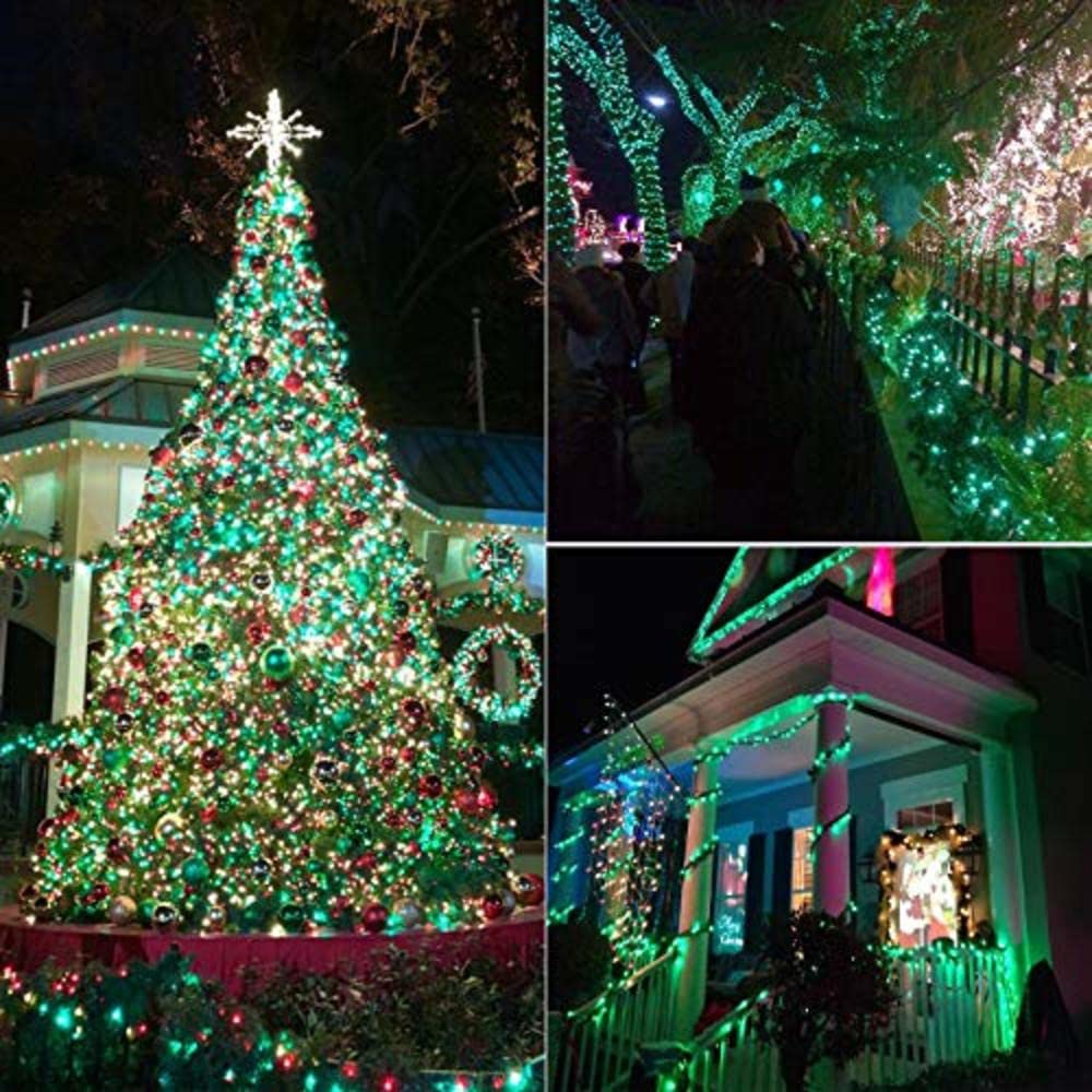 BHCLIGHT 66Ft 200 LED Fairy Lights, Waterproof, Remote, 8 Modes, Green, Model MLS-D4.5V1.35WUC-O