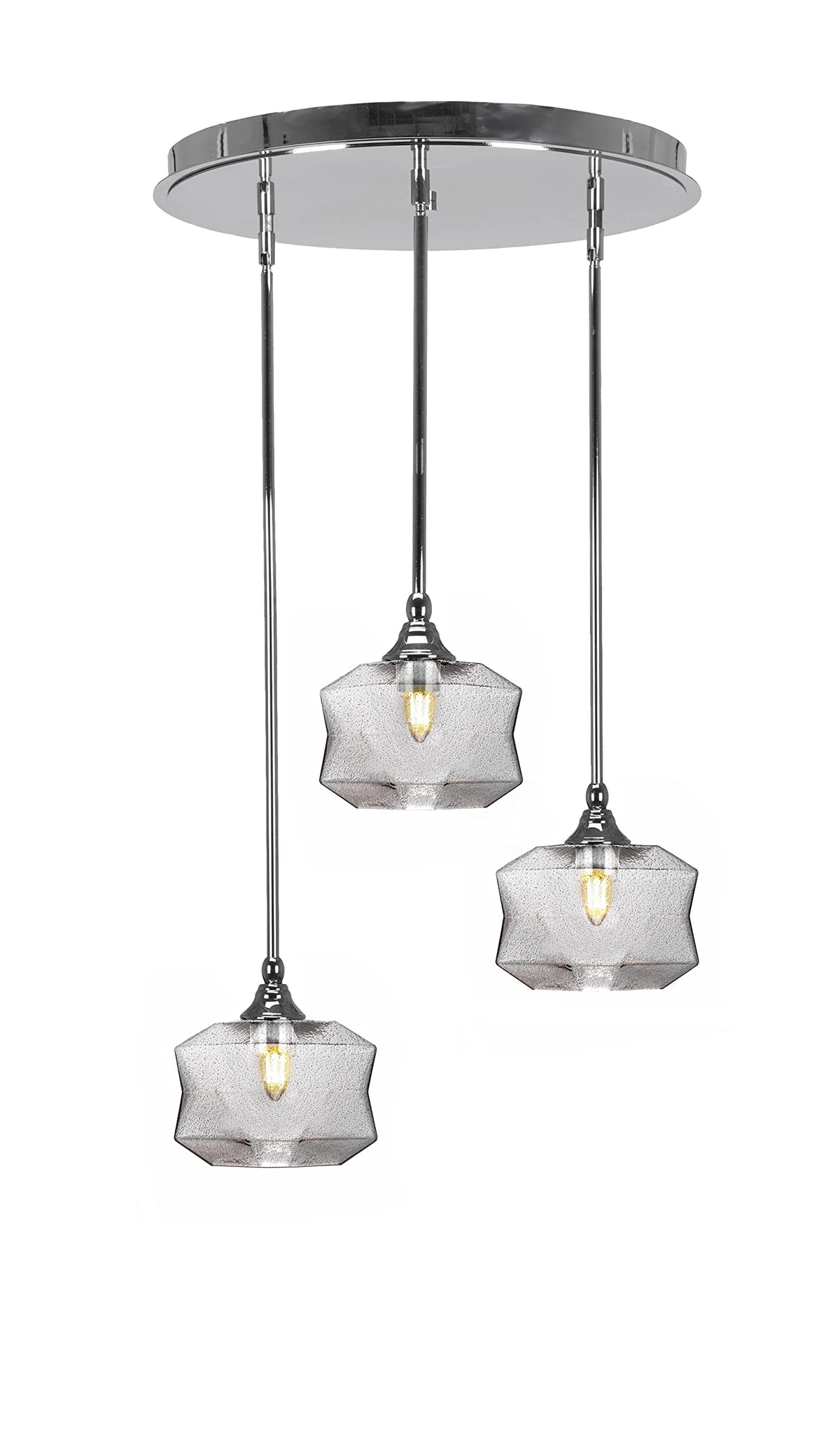 Empire 3 Light Cluster Pendalier in Chrome Finish (2183-CH-4492)