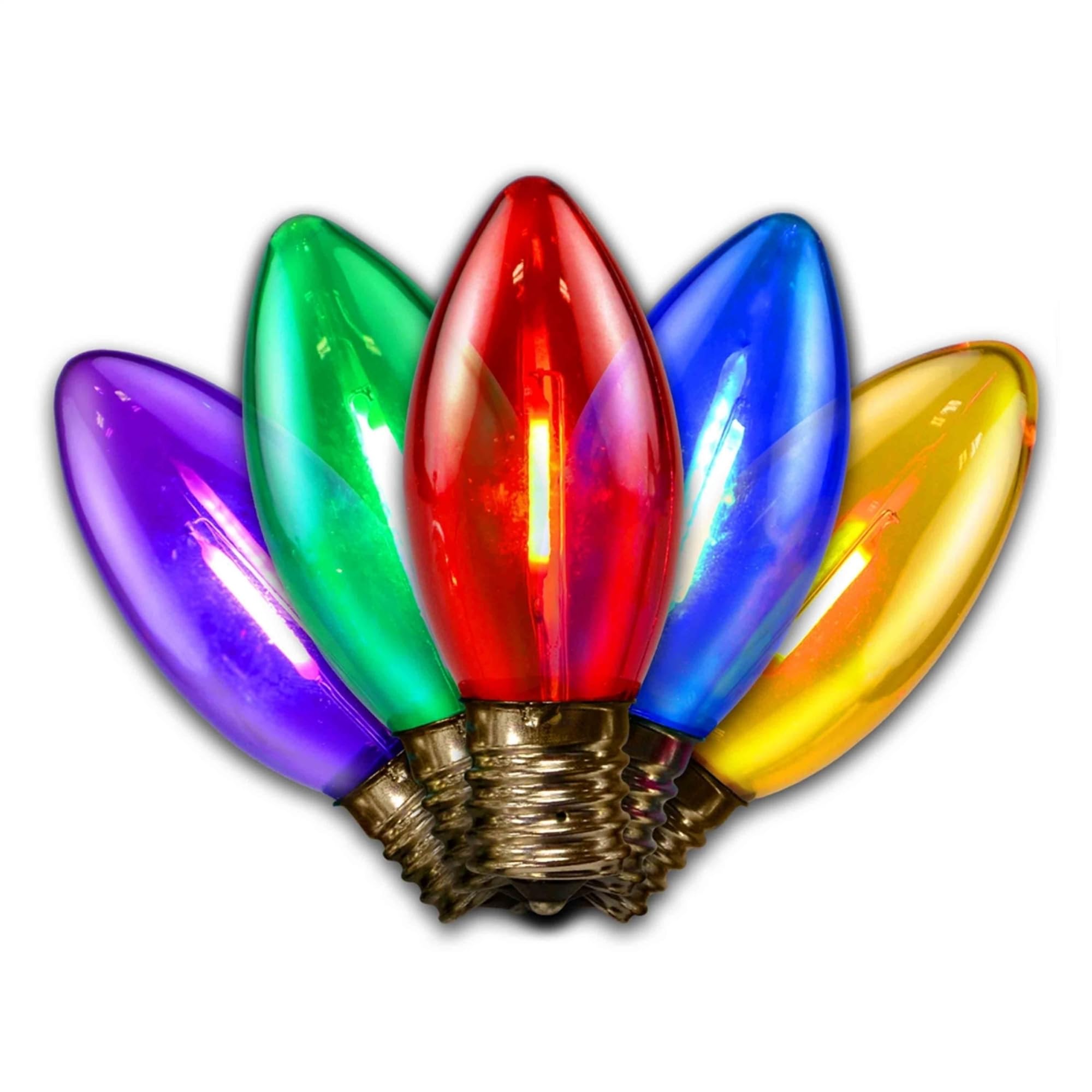 Holiday Bright Lights Multicolor Led C9 String Lights, 25 Pack, One Size