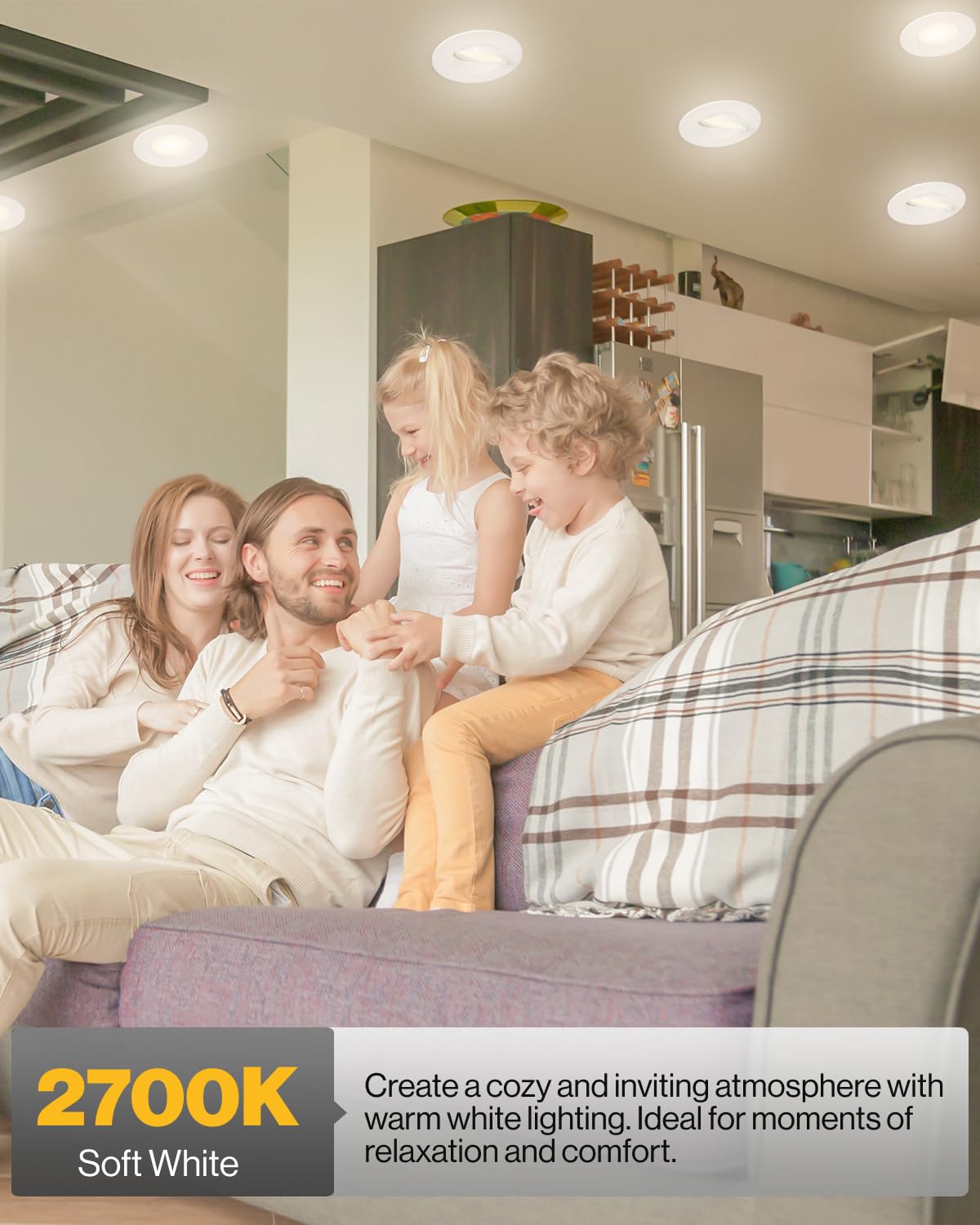 Sunco Led Can Lights Eyeball Retrofit Gimbal 5/6 Inch Recessed Lights Dimmable, 12W=60W, 2700K Soft White, 800 Lm, Directional Angled Trim Adjustable Ceiling Downlight, Ul Energy Star