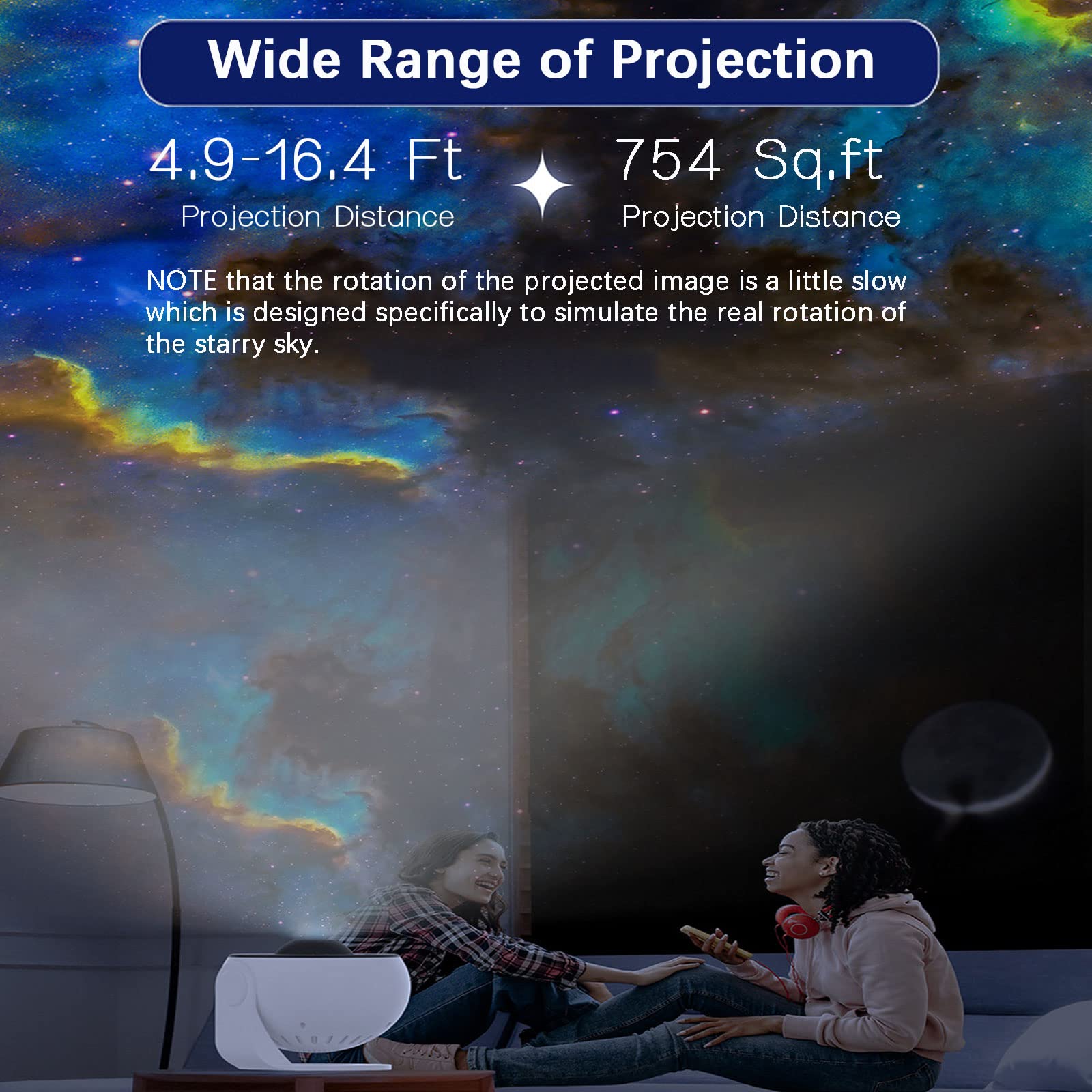 Vansmago Galaxy Projector - 13 In 1 Starry Sky Night Light For Kids & Adults, Home Decor