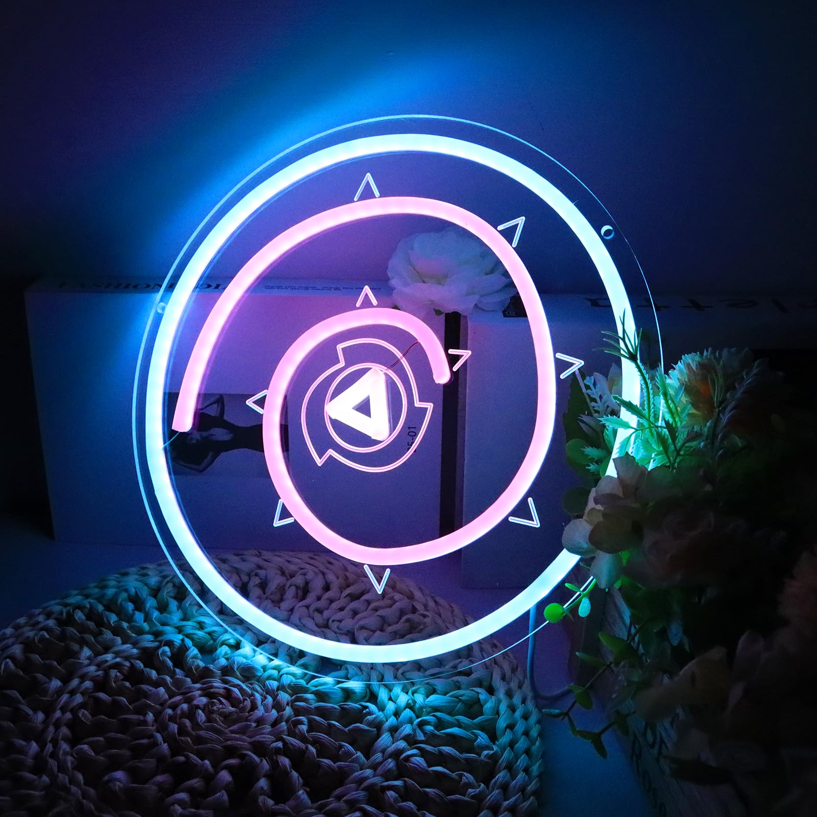 Fuendkf Steven Rose Shield Neon Signs For Wall Decor  Dimmable Rose Gem Shield Neon Lights For Bedroom Decor Crystal Gems Led Lights For Bithday Gifts  Man Cave And Best Gifts For Fans