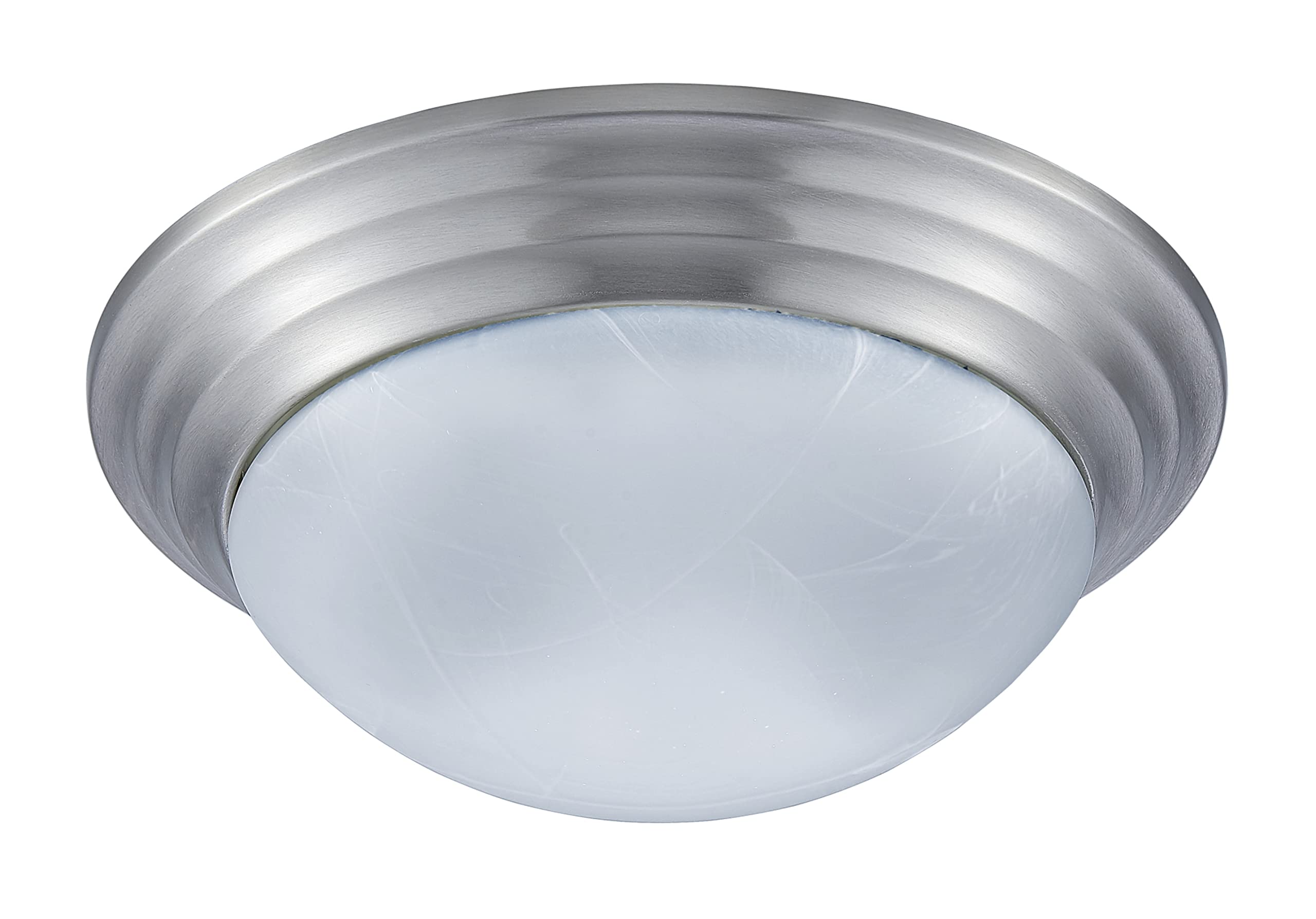 Miseno ML14280 2 Light 15" Wide Flush Mount Bowl Ceiling Fixture - Brushed Nickel