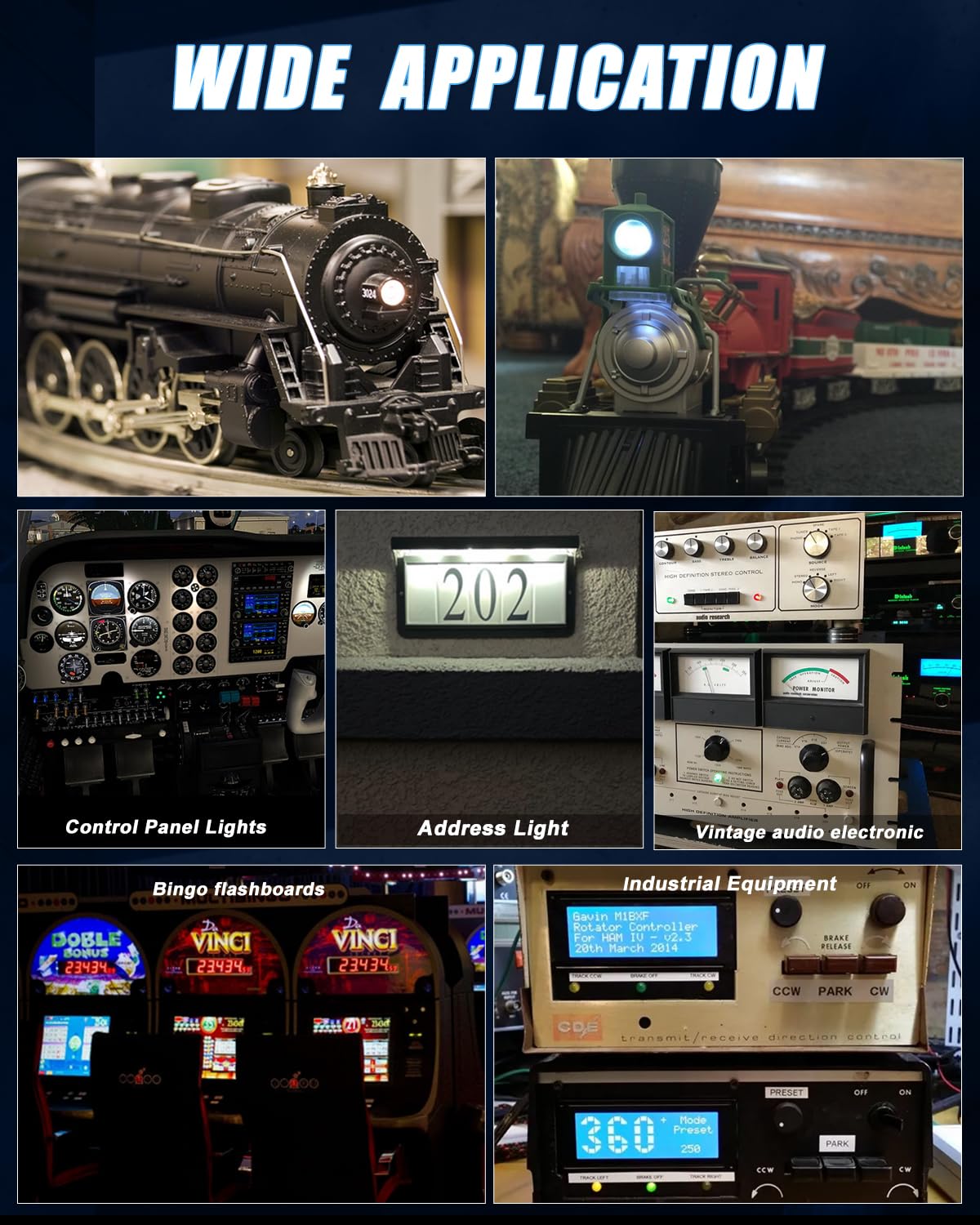 Cec Industries #1820 Bulbs, 28 V, 2.8 W, Ba9S Base, T-3.25 Shape (Box Of 10)